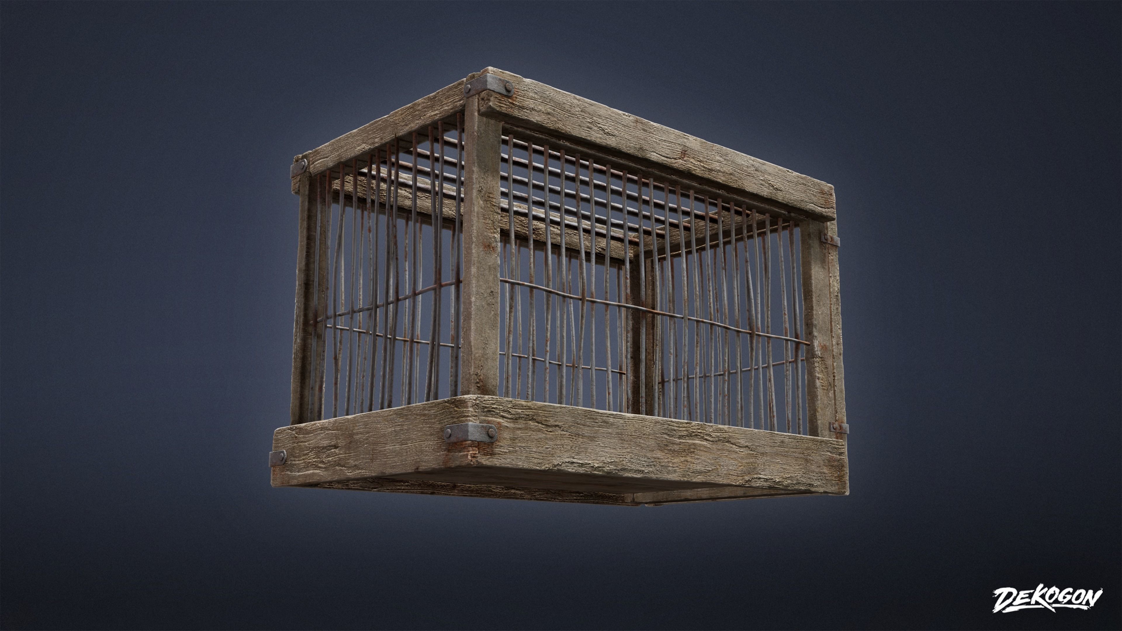 PIRATES - Animal Cages 01 - NANITE 3D model_5