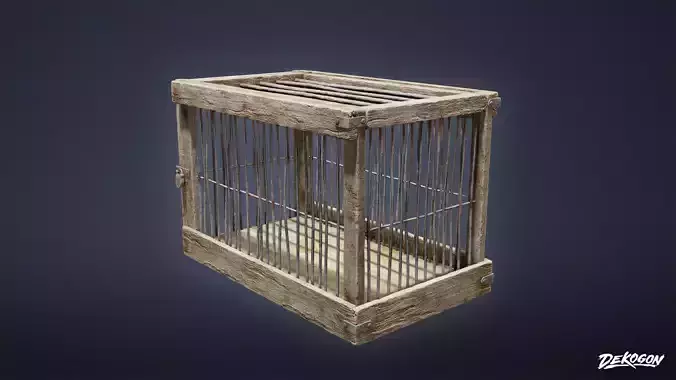 PIRATES - Animal Cages 01 - NANITE 3D model