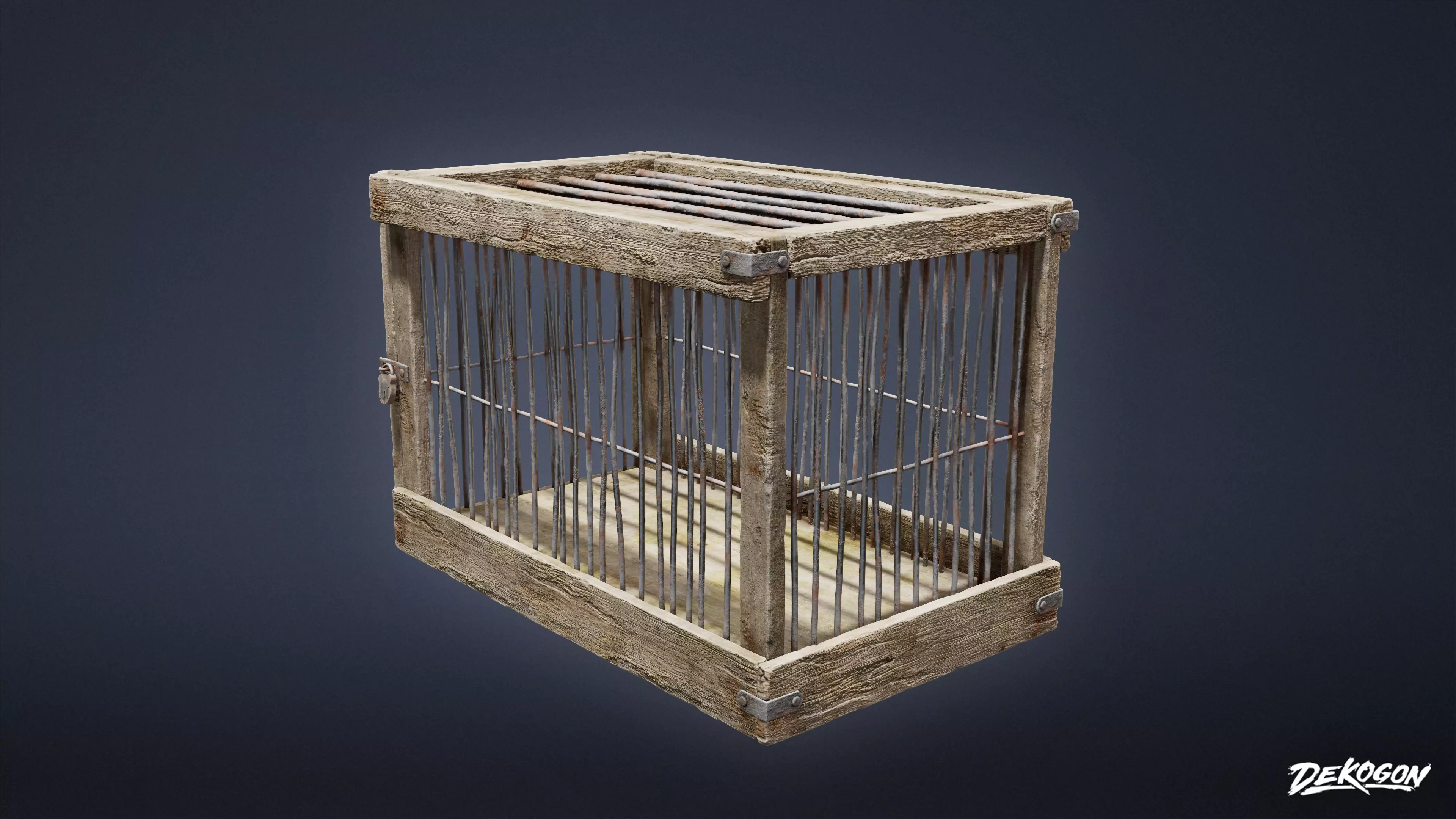 PIRATES - Animal Cages 01 - NANITE 3D model_0