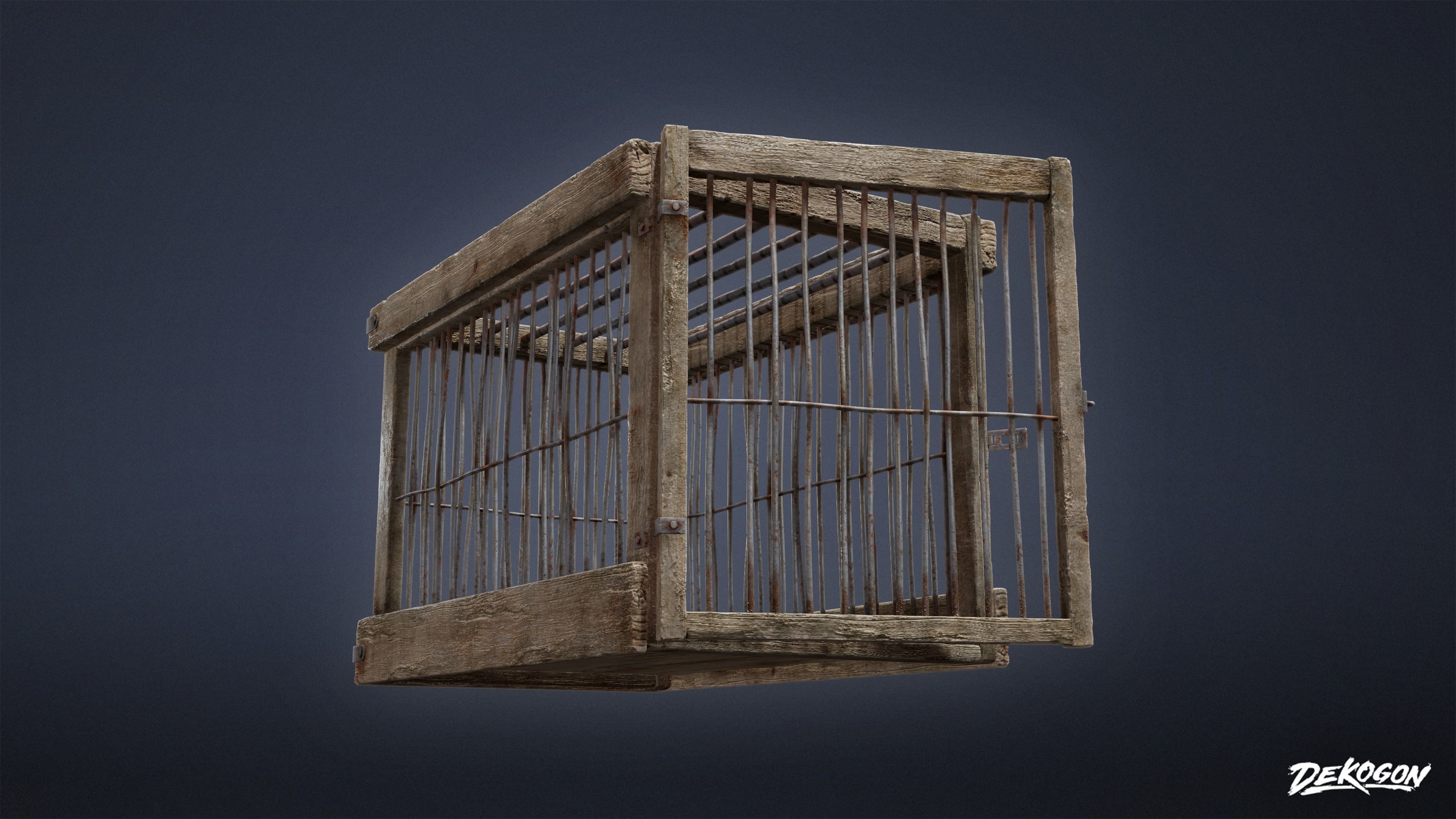 PIRATES - Animal Cages 01 - NANITE 3D model_4