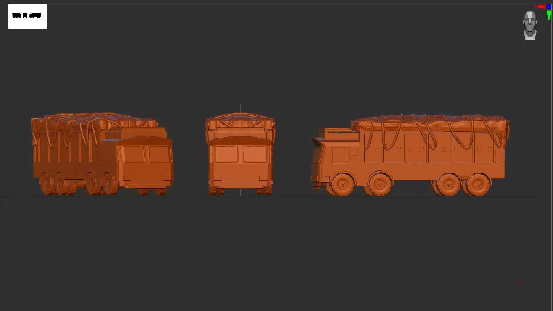 Truck 3D print model
