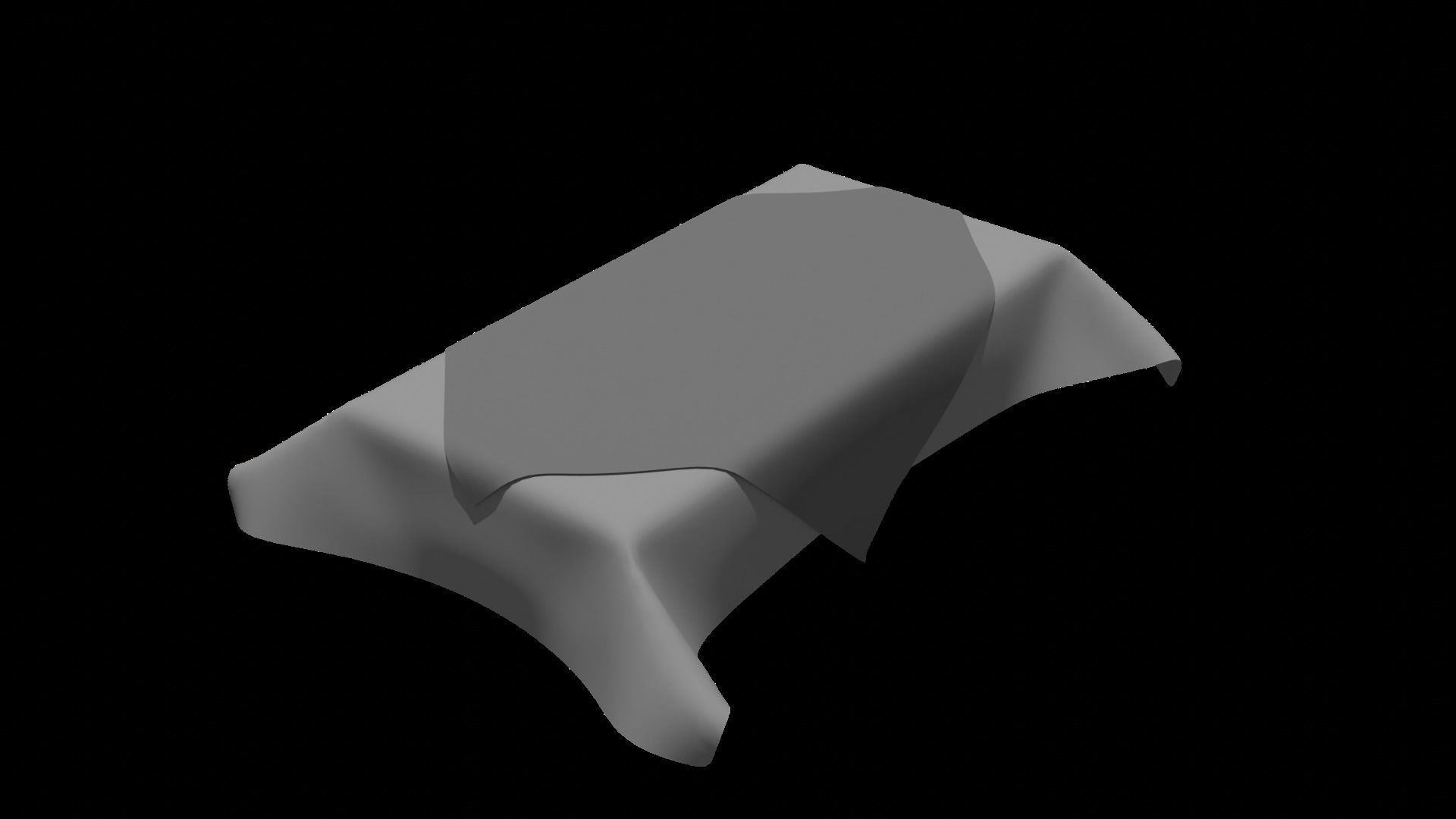 Set Tablecloths 3D model_2