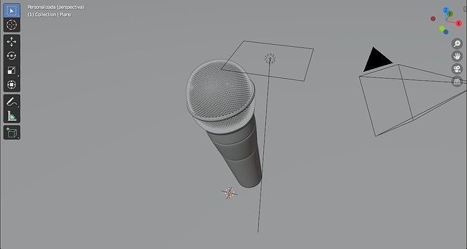 Microfono Free 3D model
