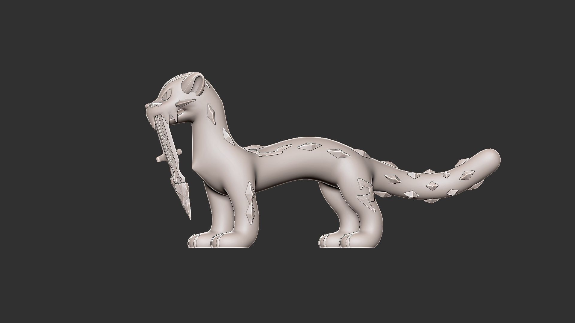 POKEMON CHIEN PAO 3D print model_4