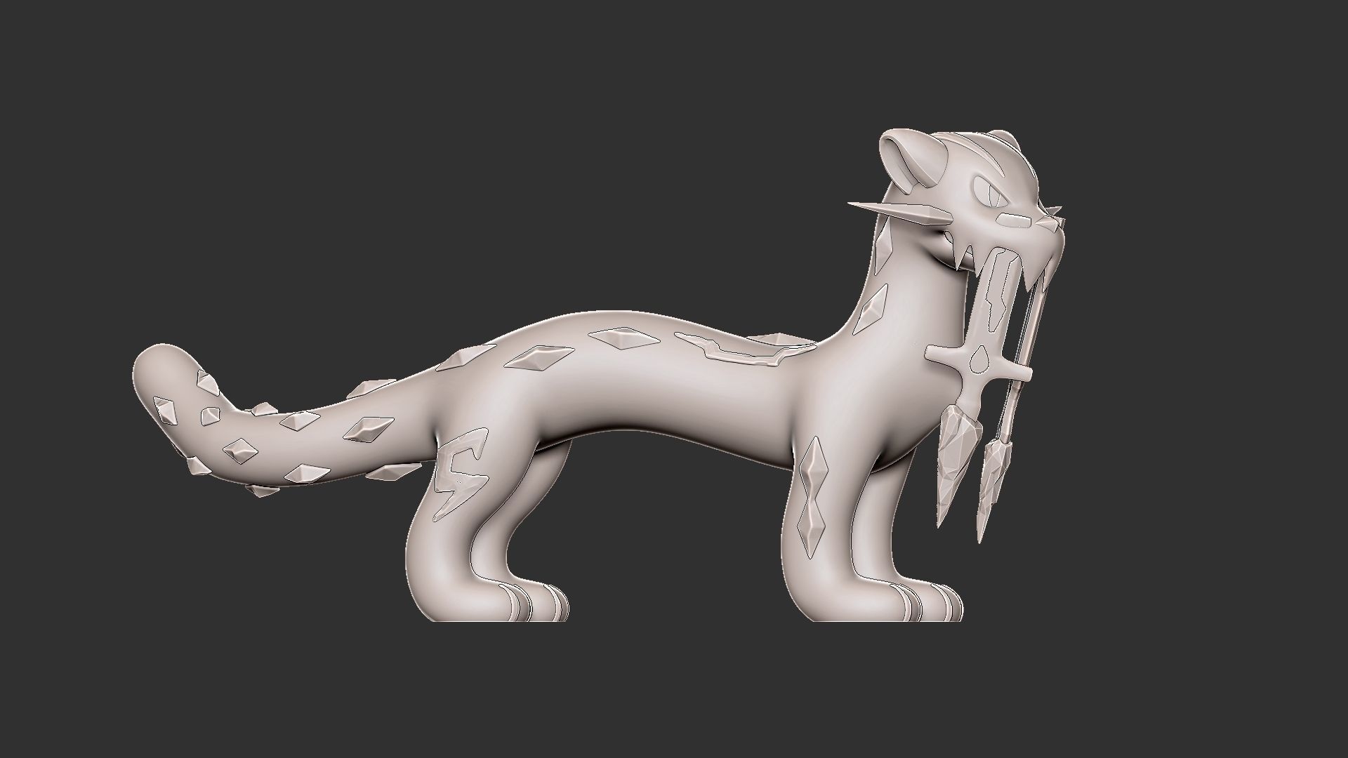 POKEMON CHIEN PAO 3D print model_8