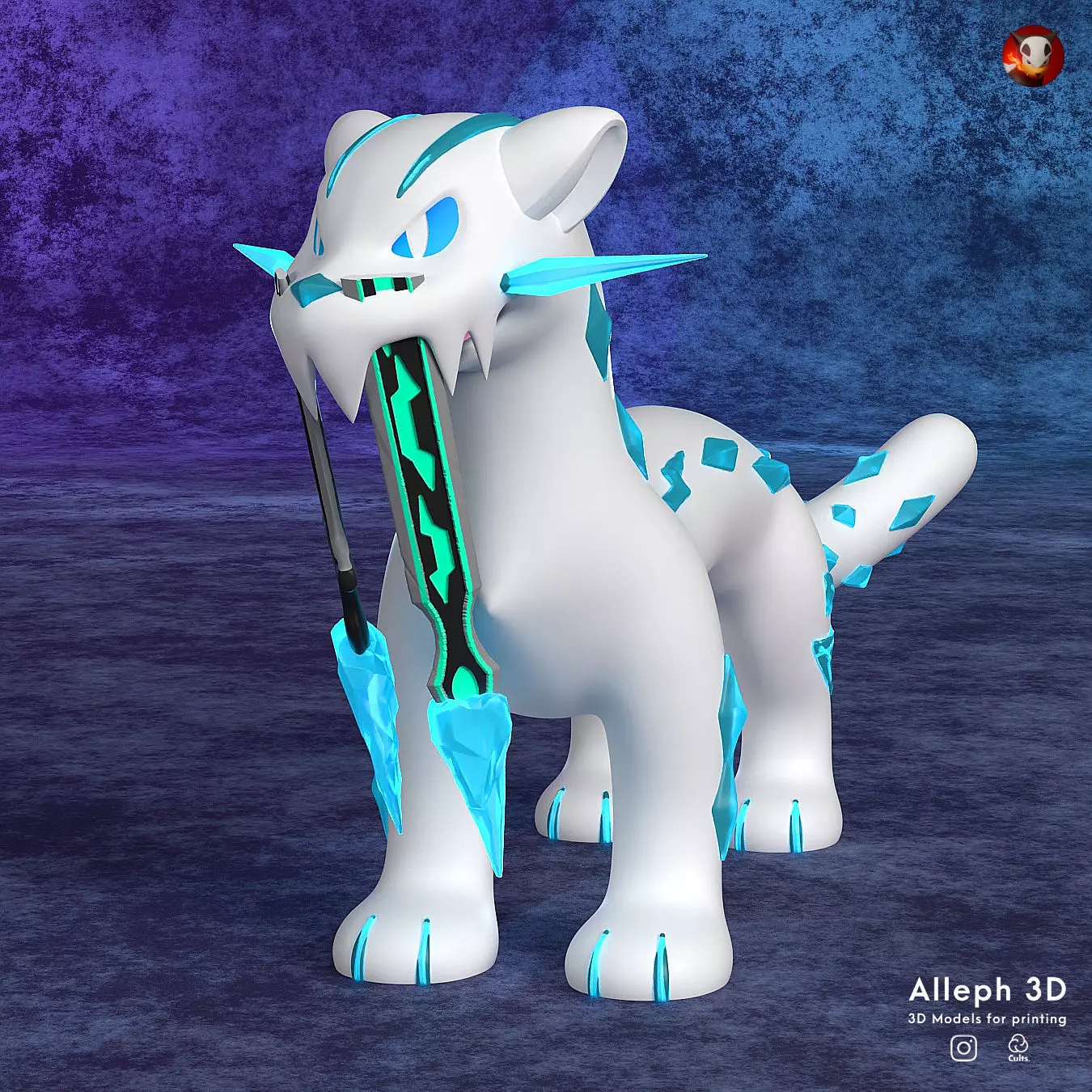 POKEMON CHIEN PAO 3D print model_0