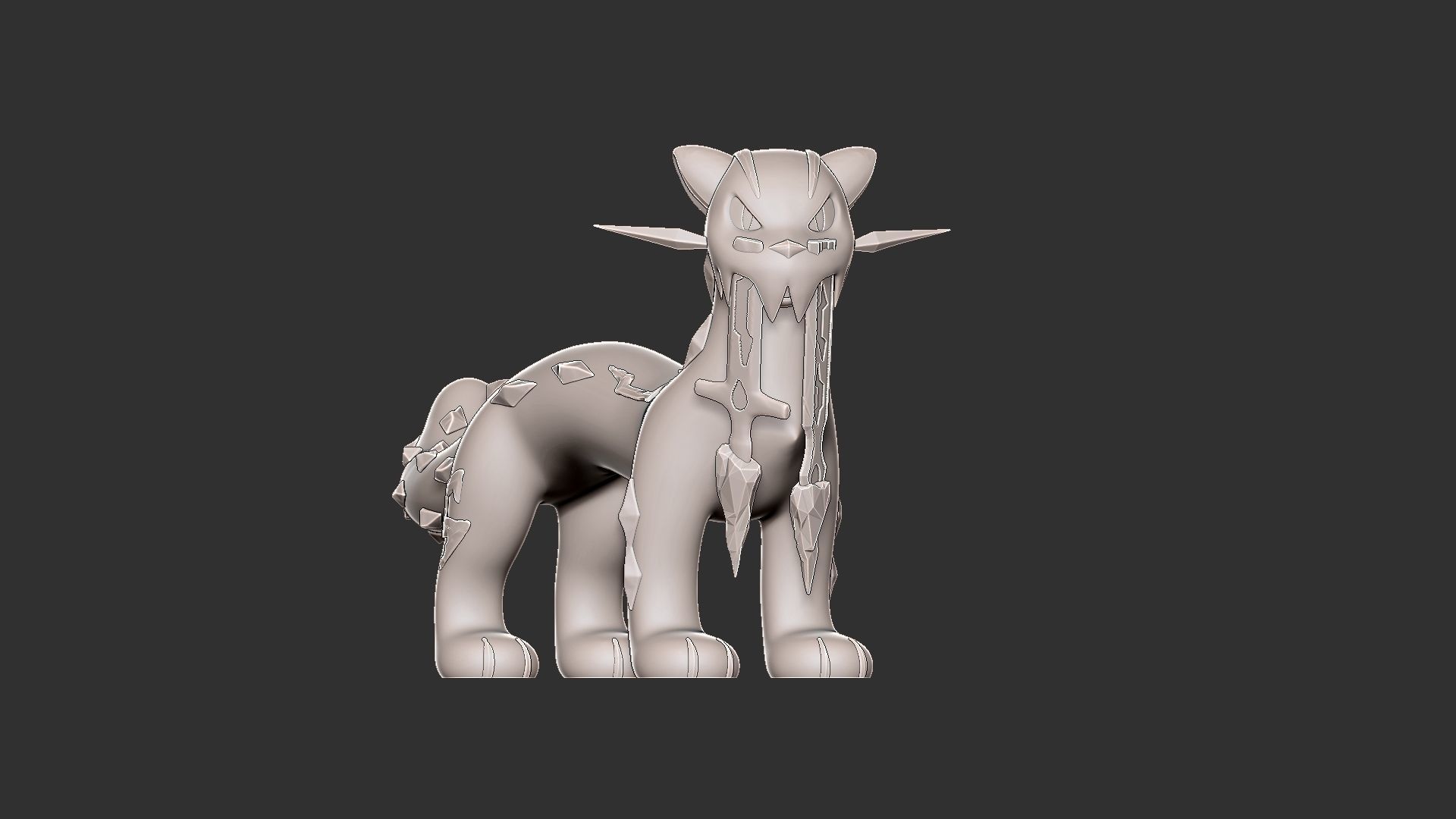 POKEMON CHIEN PAO 3D print model_6