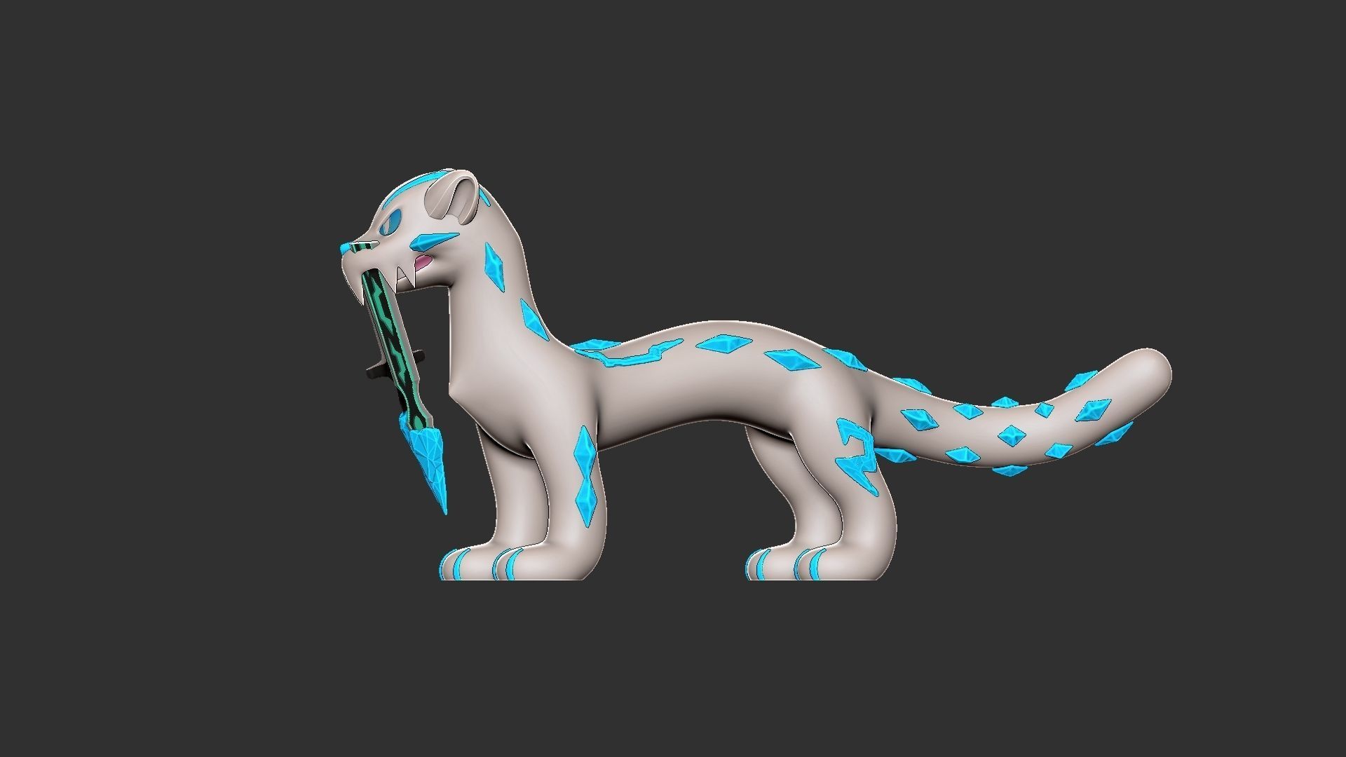 POKEMON CHIEN PAO 3D print model_3