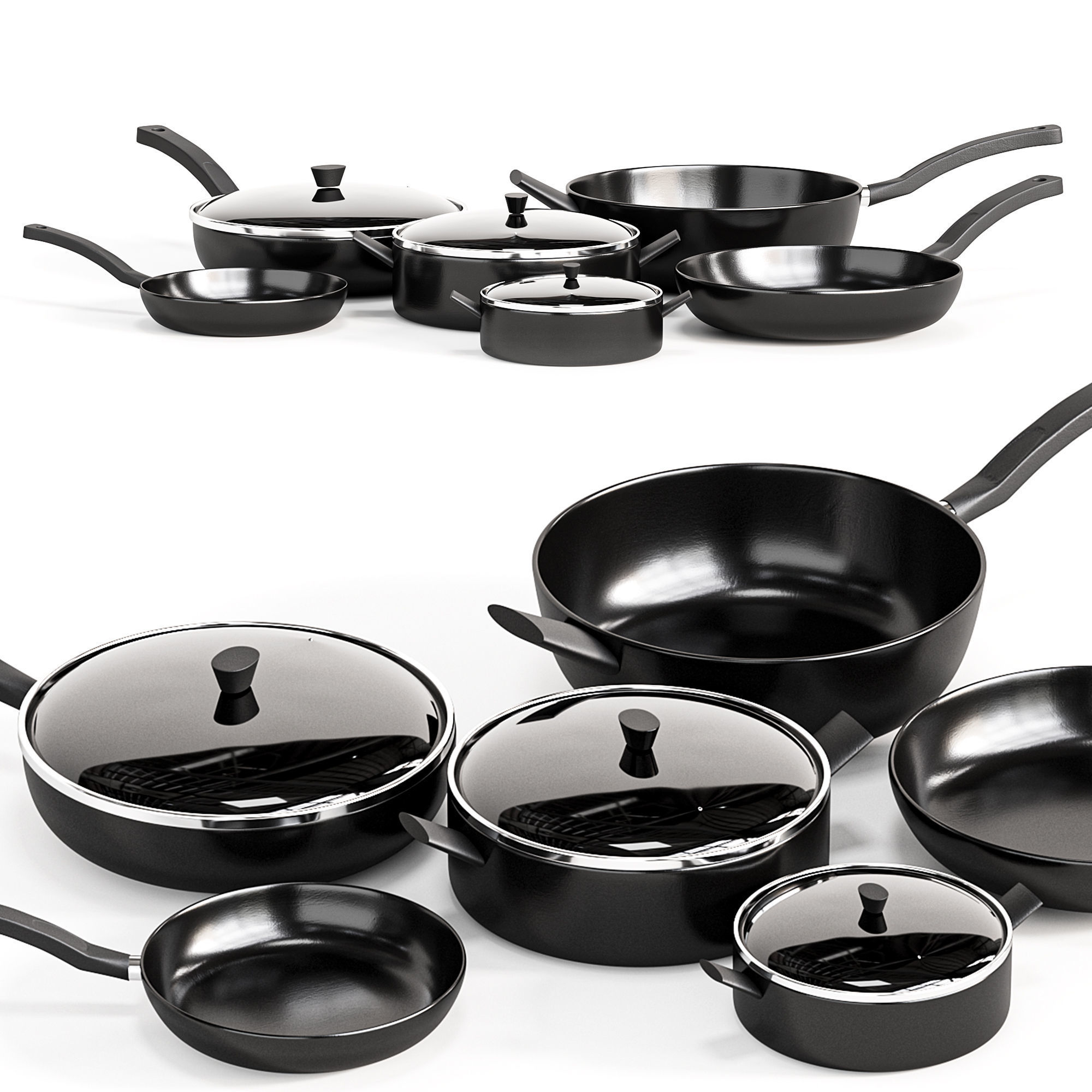 ISENVI AvonChef Deluxe Cookware Set 3D model_5