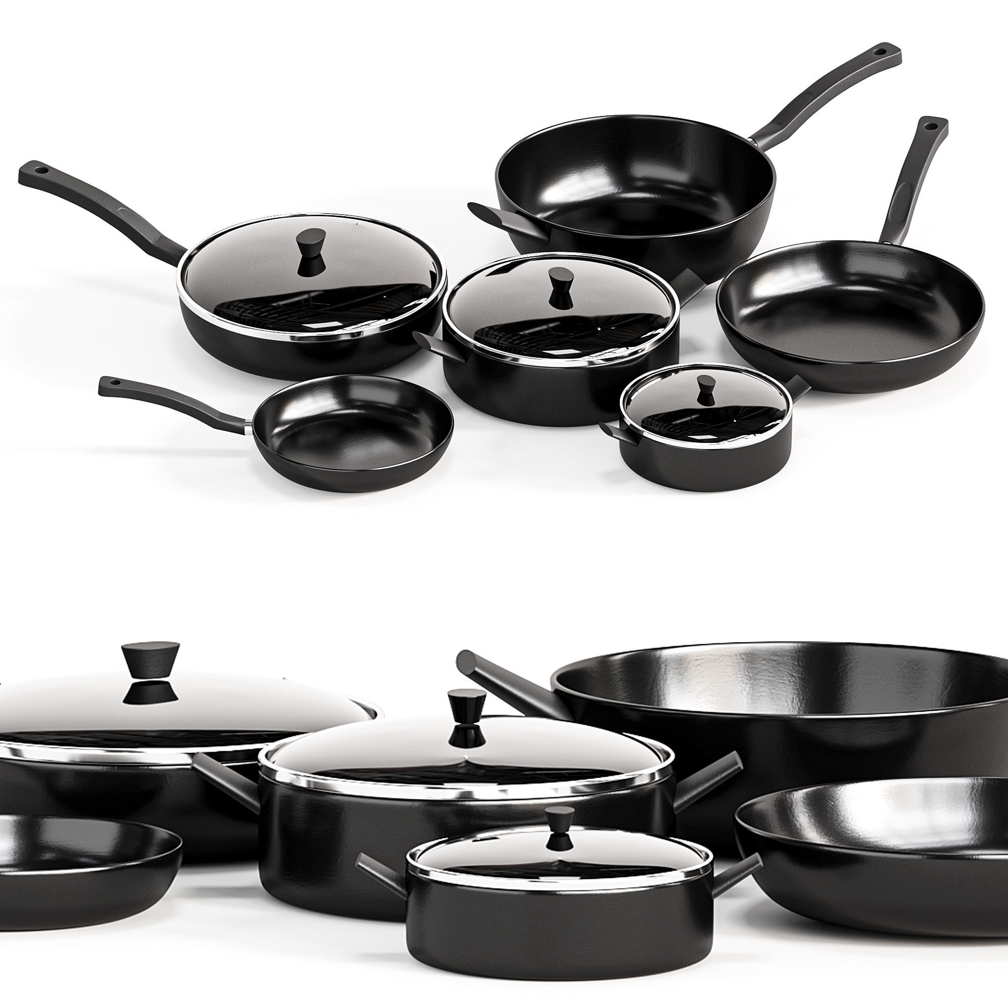 ISENVI AvonChef Deluxe Cookware Set 3D model_3