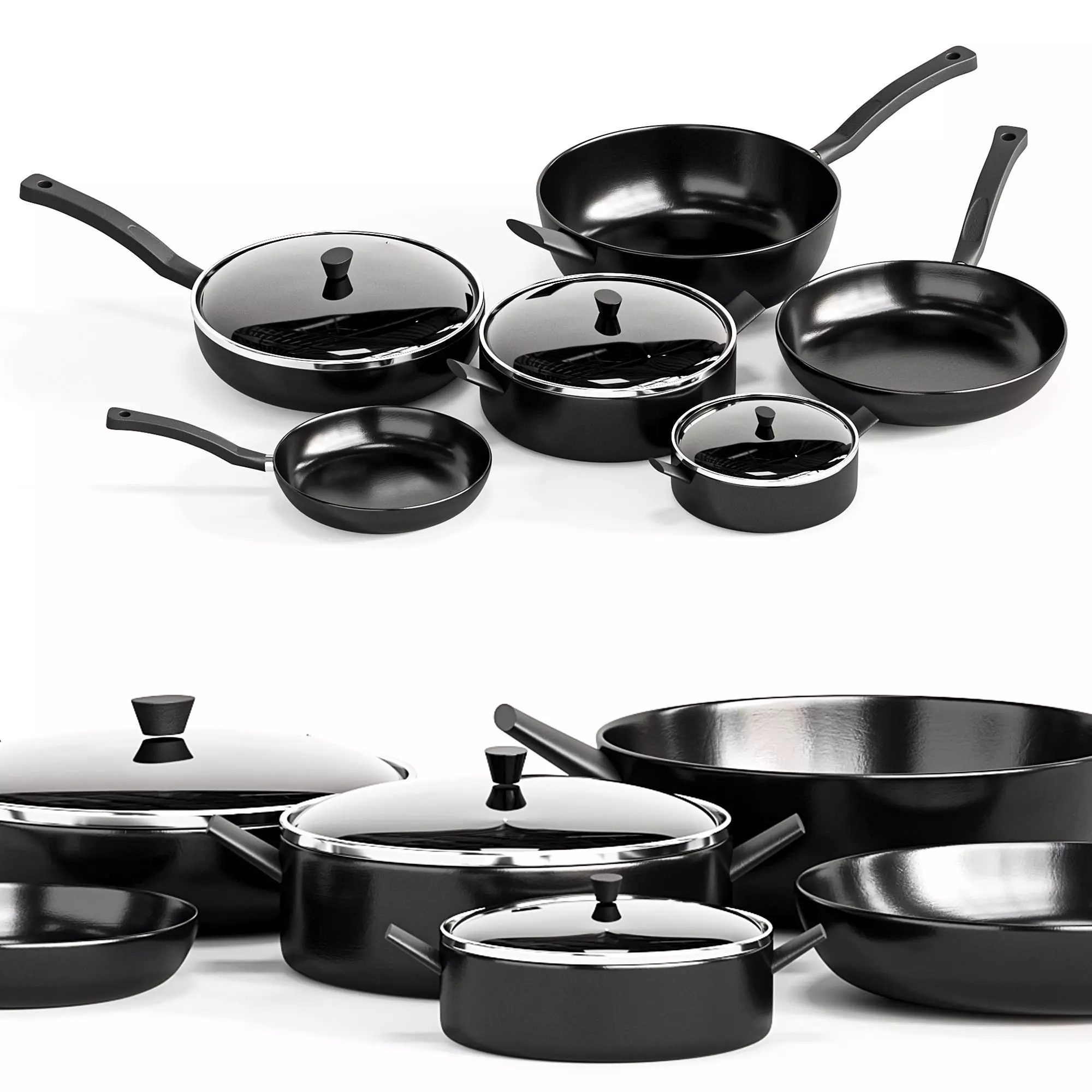 ISENVI AvonChef Deluxe Cookware Set 3D model_0