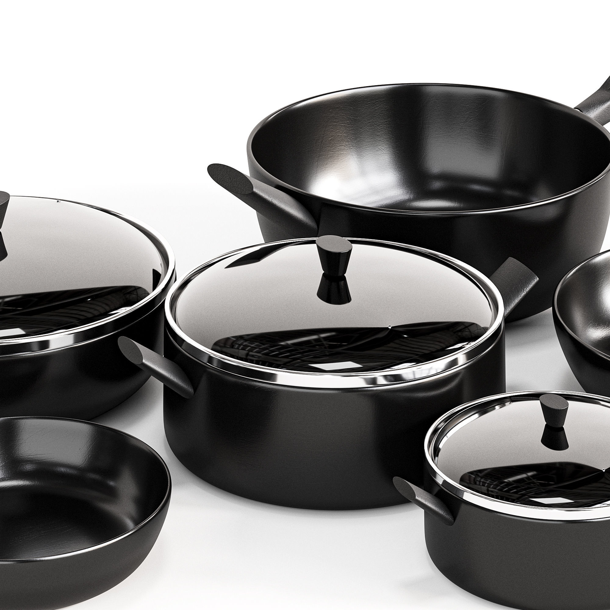 ISENVI AvonChef Deluxe Cookware Set 3D model_1