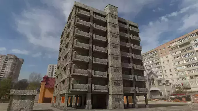 Abandoned Apartment Building