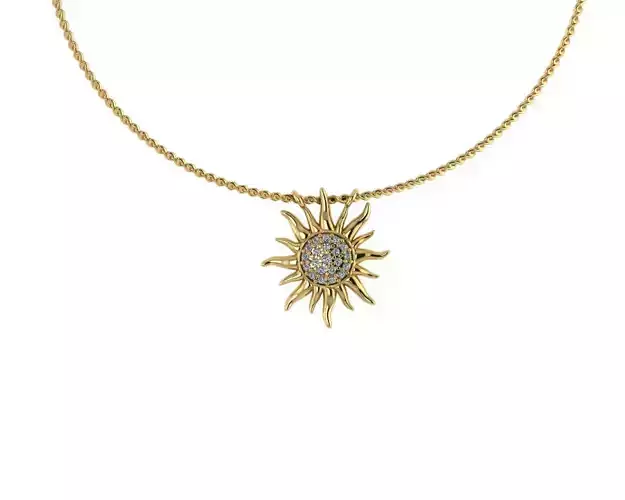 Sun Diamonds Pendants