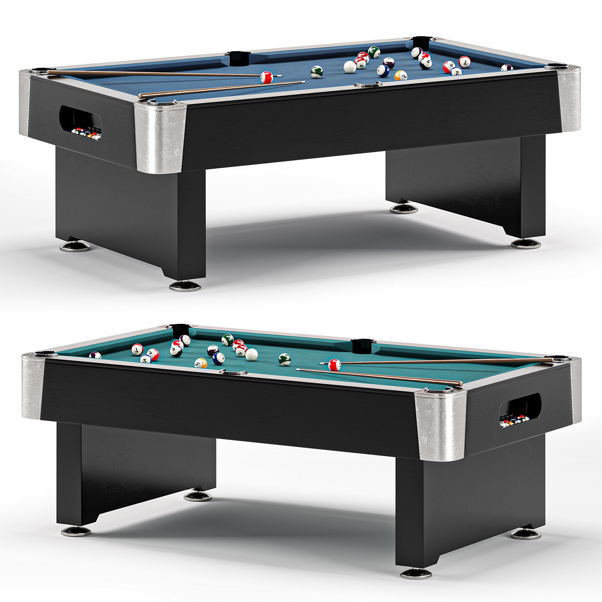 Mightymast 7ft Speedster Pool Table 3D model_14