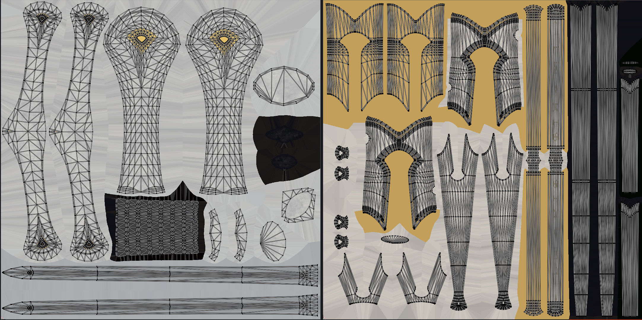 Anduril - The sword of Aragorn - Lord of the Rings  Low-poly 3D model_15