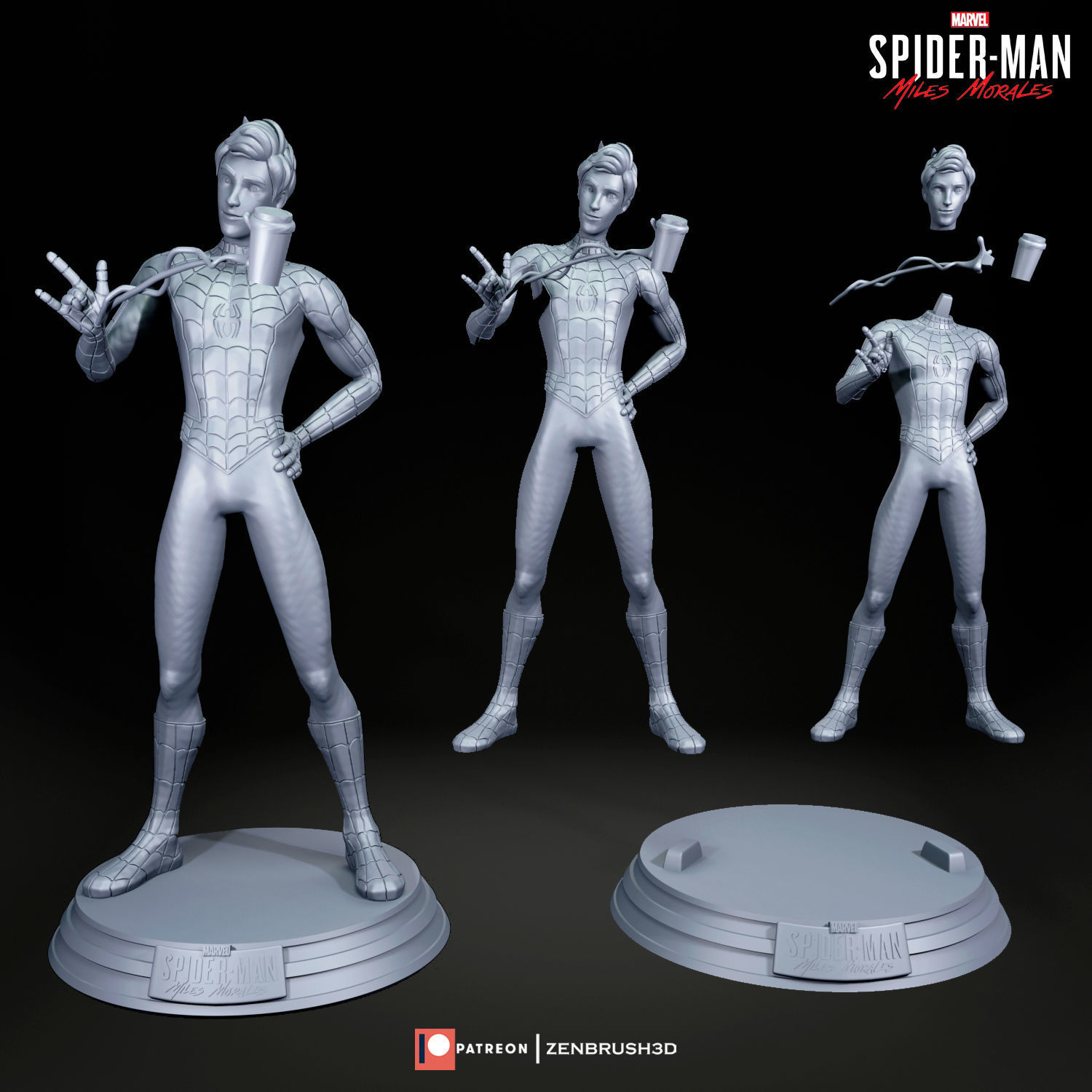 PETER PARKER B - SPIDER-MAN ACROSS THE SPIDER-VERSE  3D print model_5