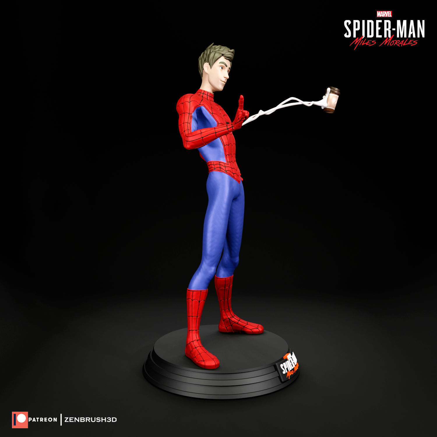 PETER PARKER B - SPIDER-MAN ACROSS THE SPIDER-VERSE  3D print model_2