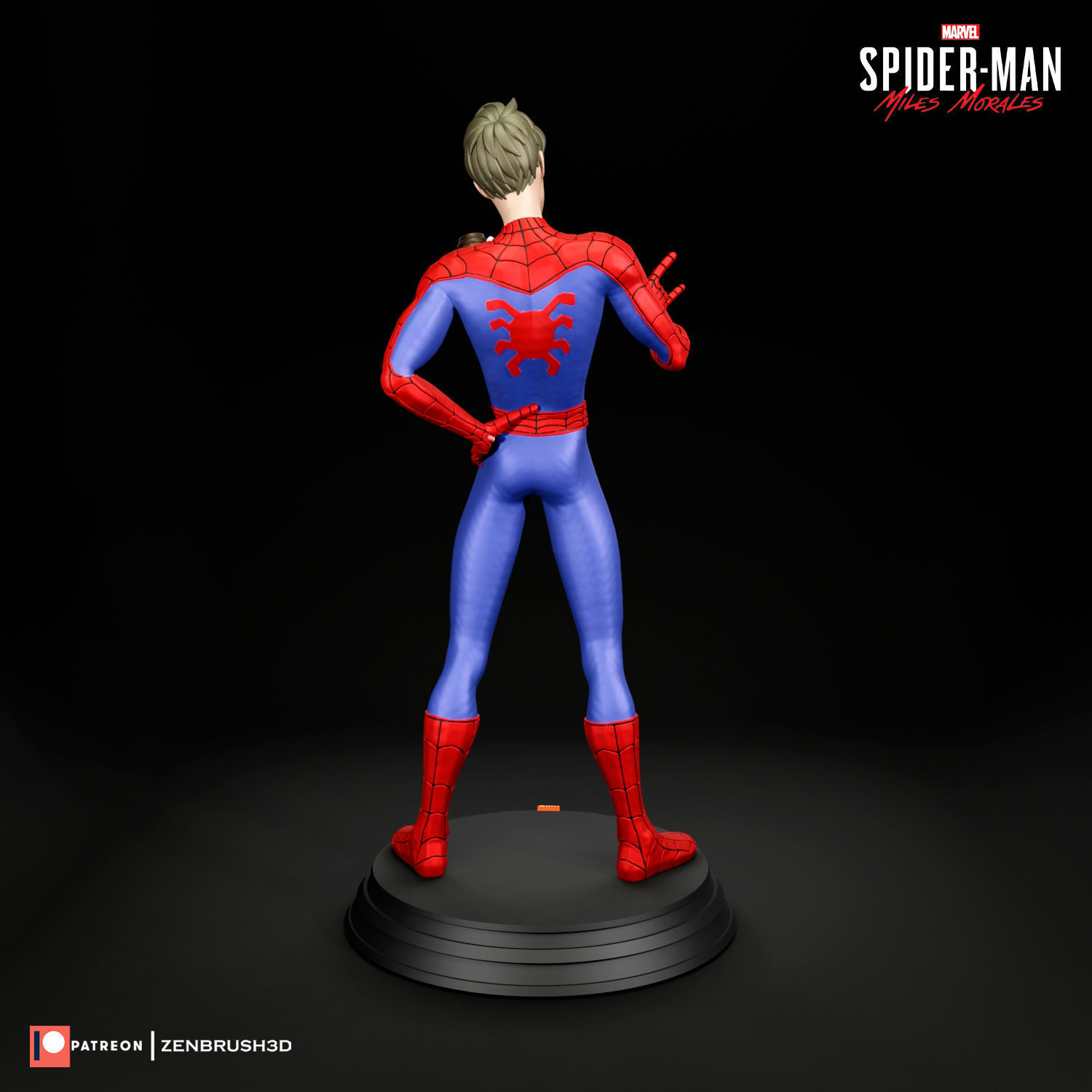 PETER PARKER B - SPIDER-MAN ACROSS THE SPIDER-VERSE  3D print model_4