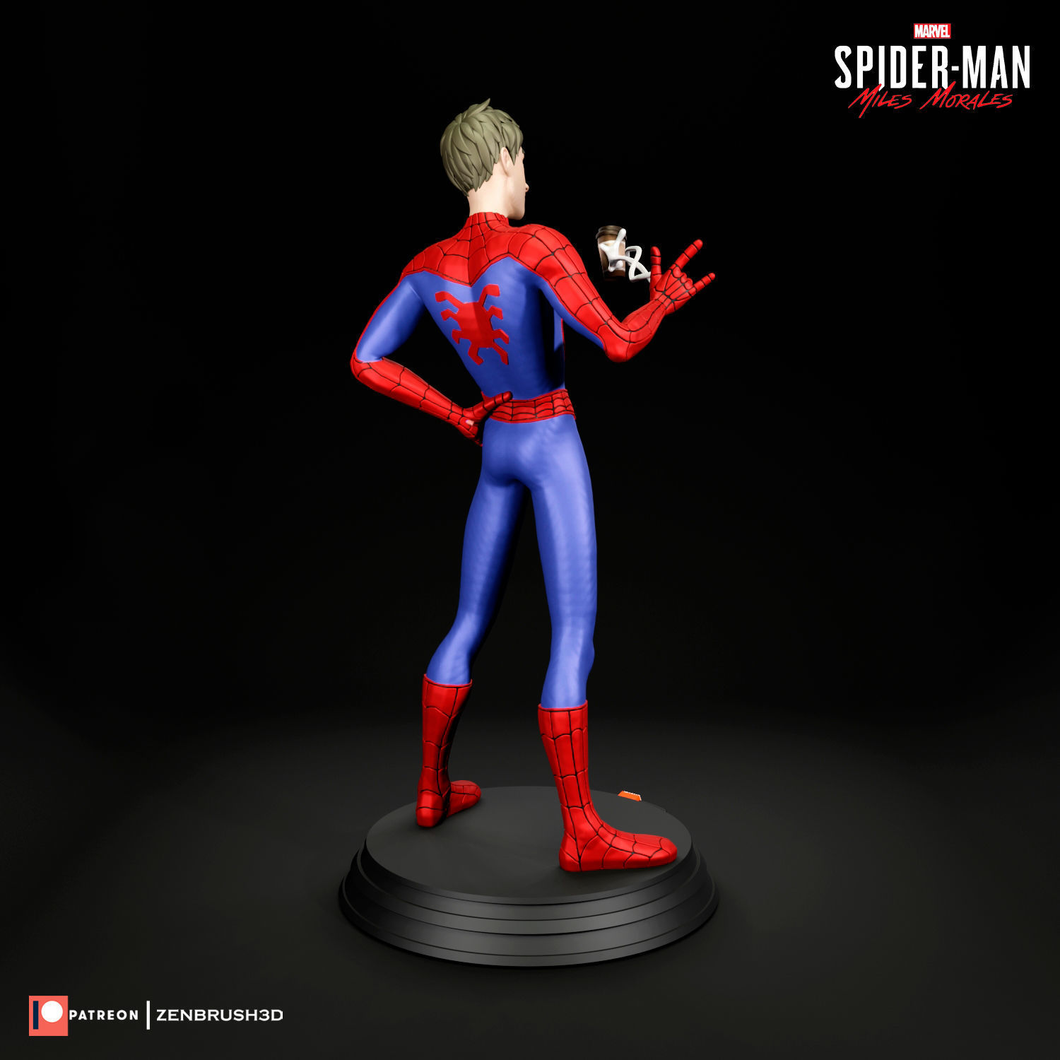 PETER PARKER B - SPIDER-MAN ACROSS THE SPIDER-VERSE  3D print model_3