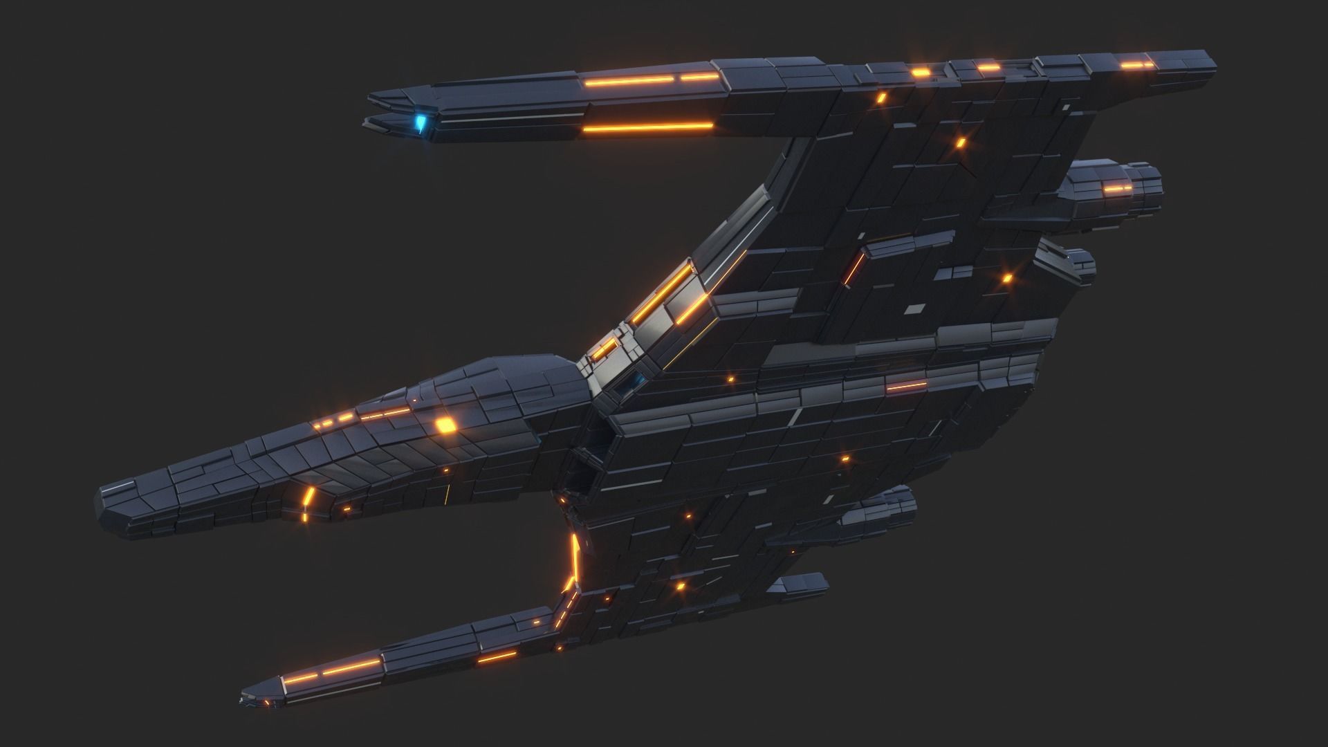 Star Ship 3D model_20