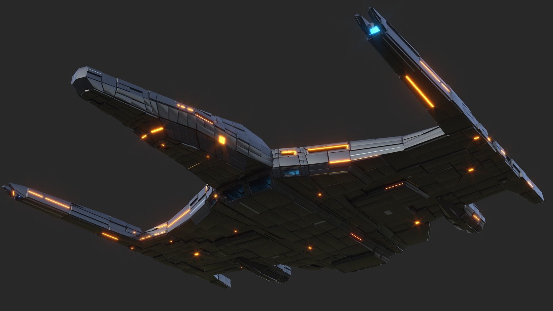 Star Ship 3D model_12