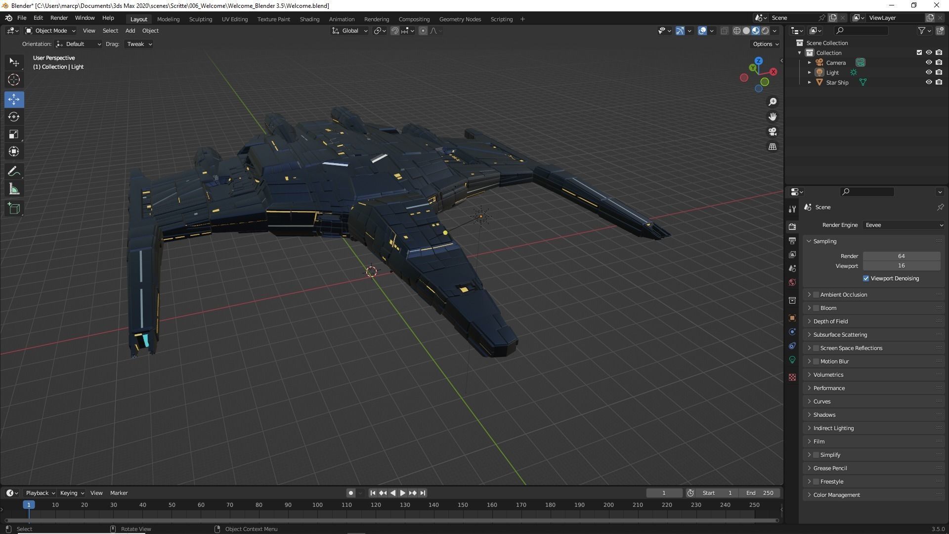 Star Ship 3D model_37