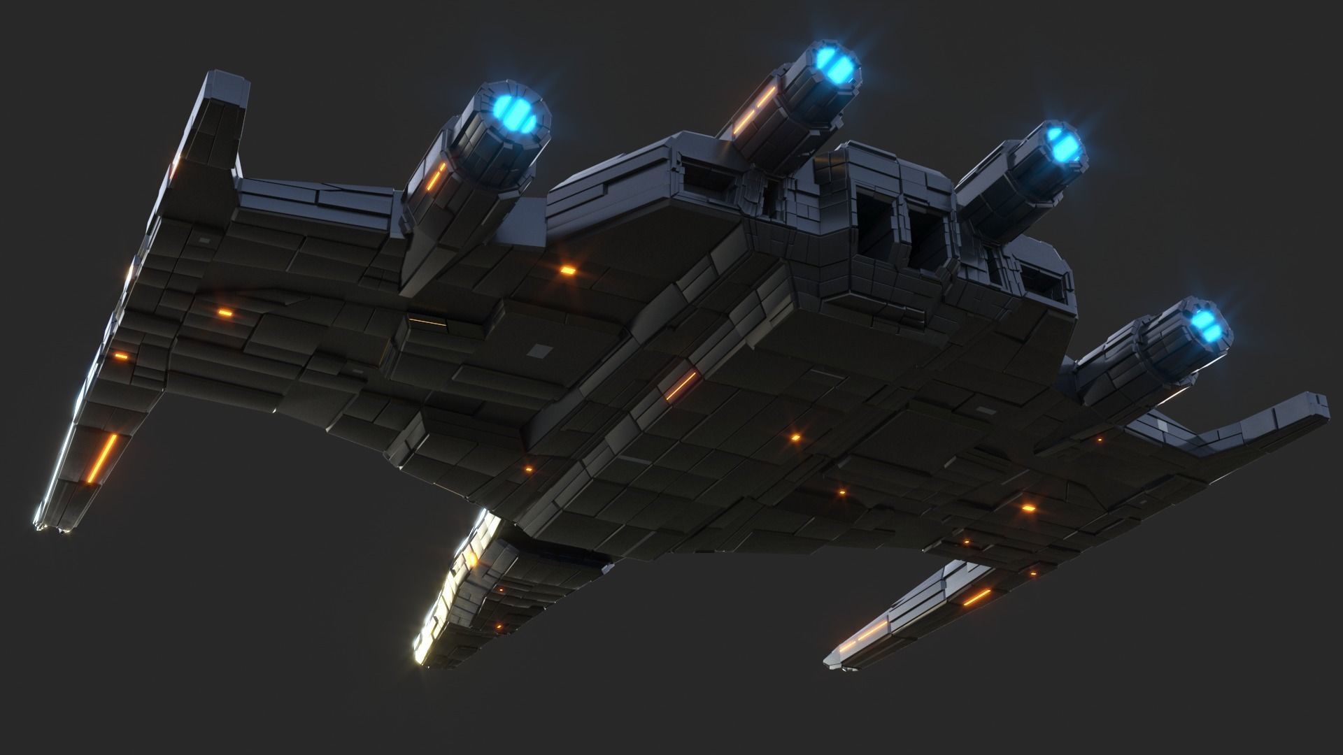 Star Ship 3D model_13