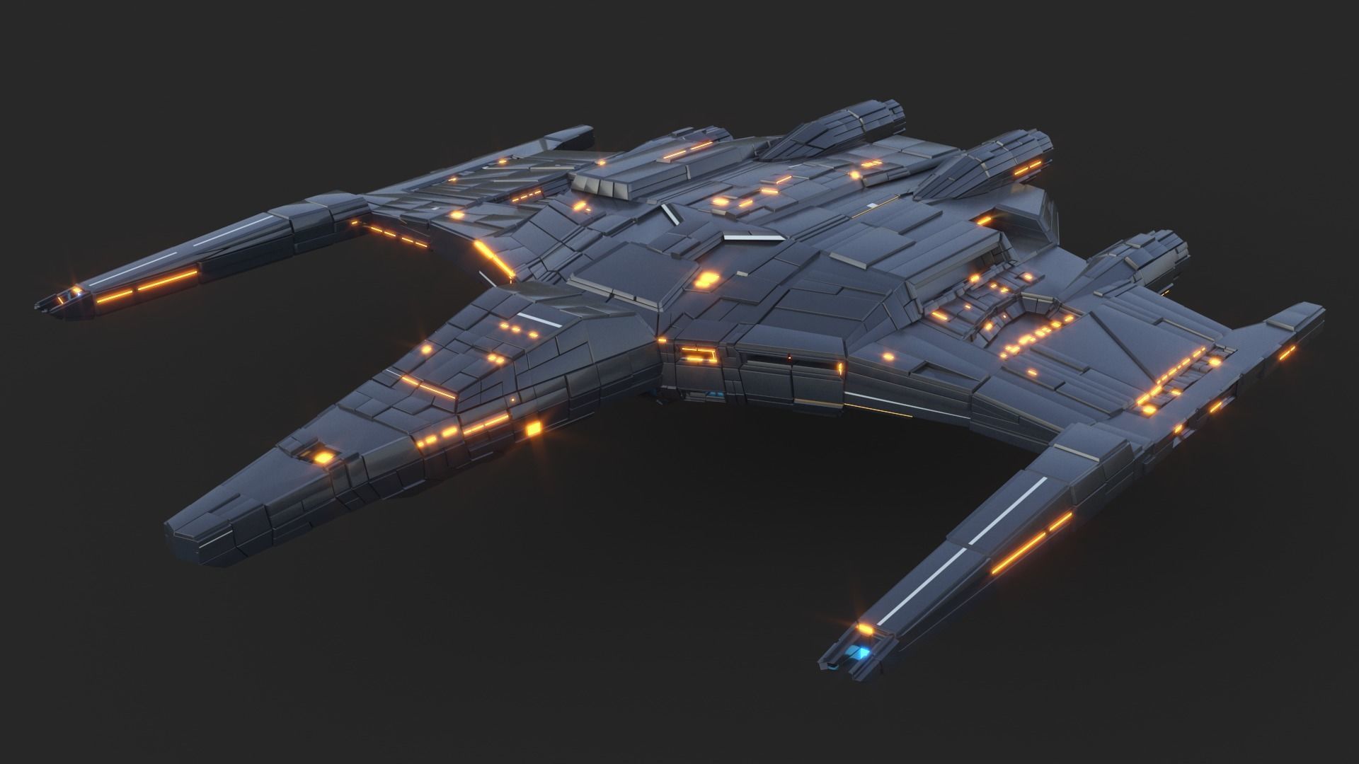 Star Ship 3D model_5
