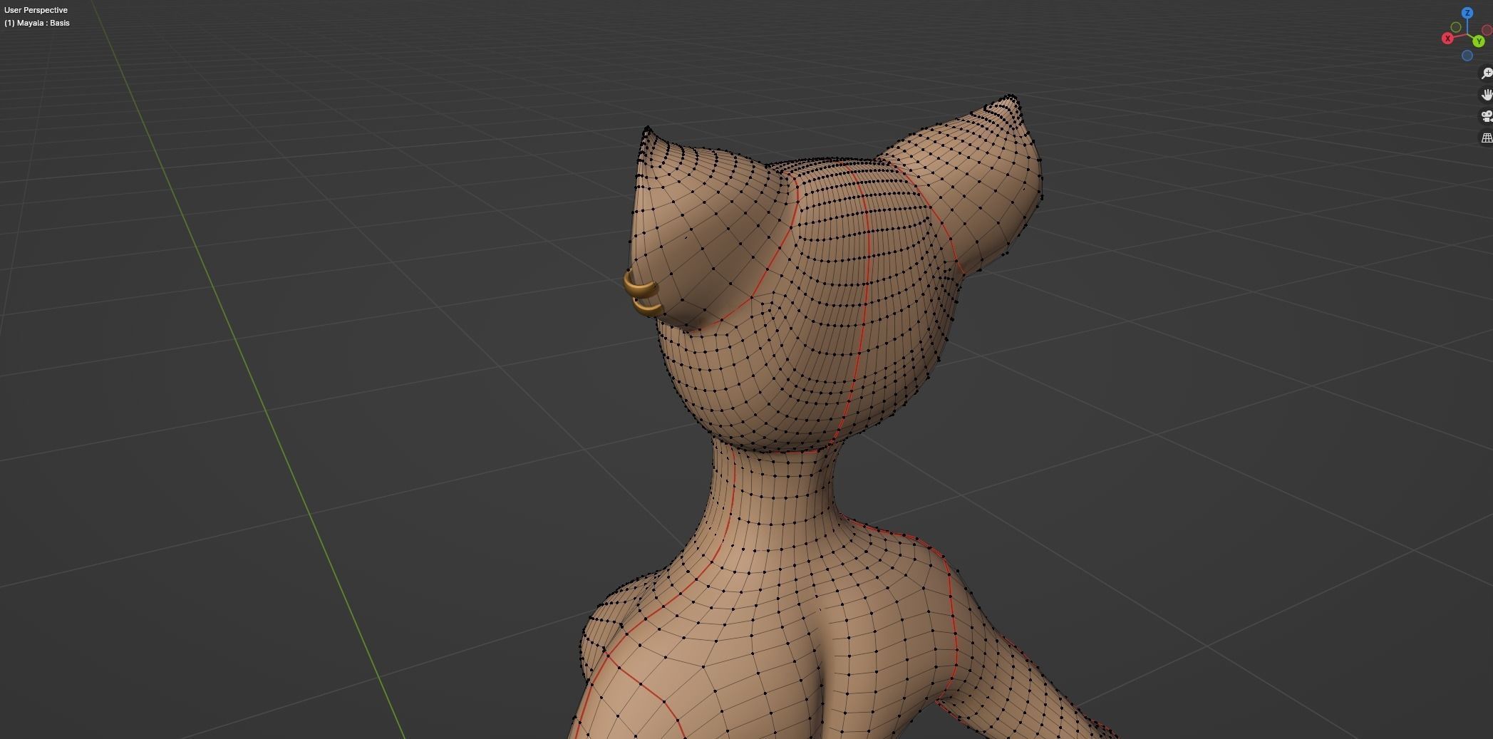 Mayala Anthro Lioness 3D model_60