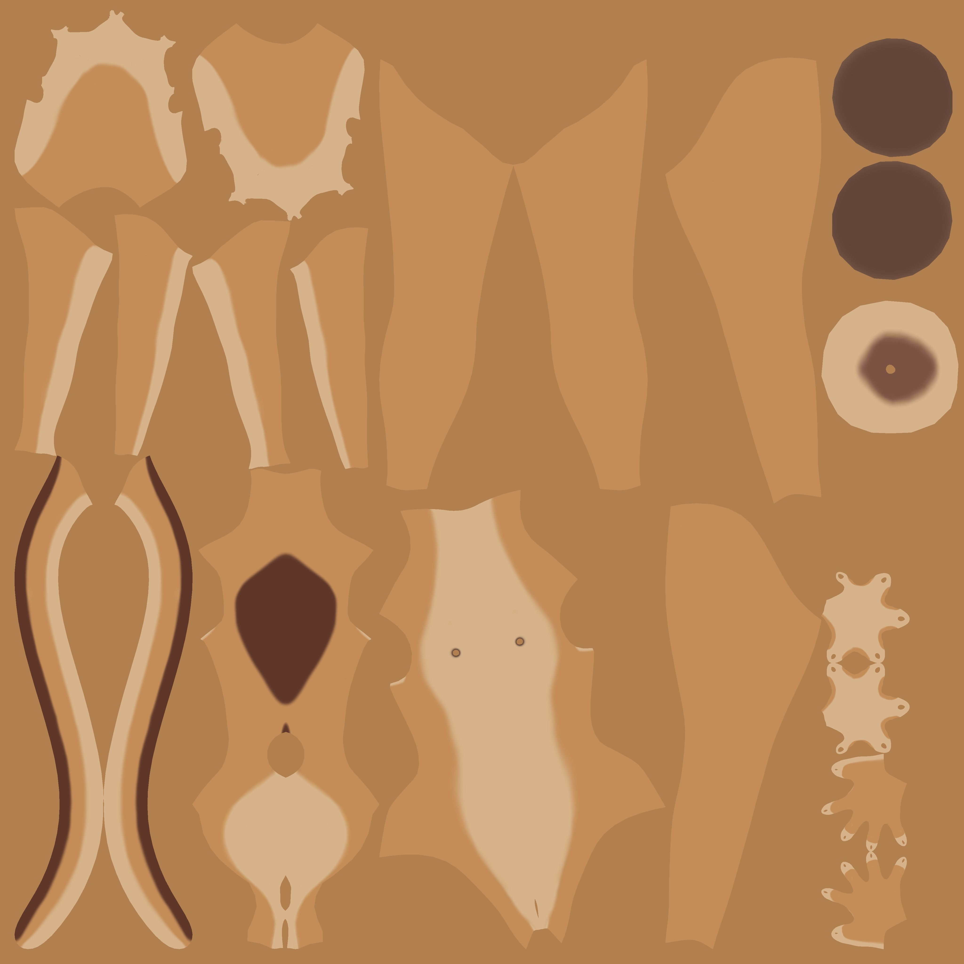 Mayala Anthro Lioness 3D model_89