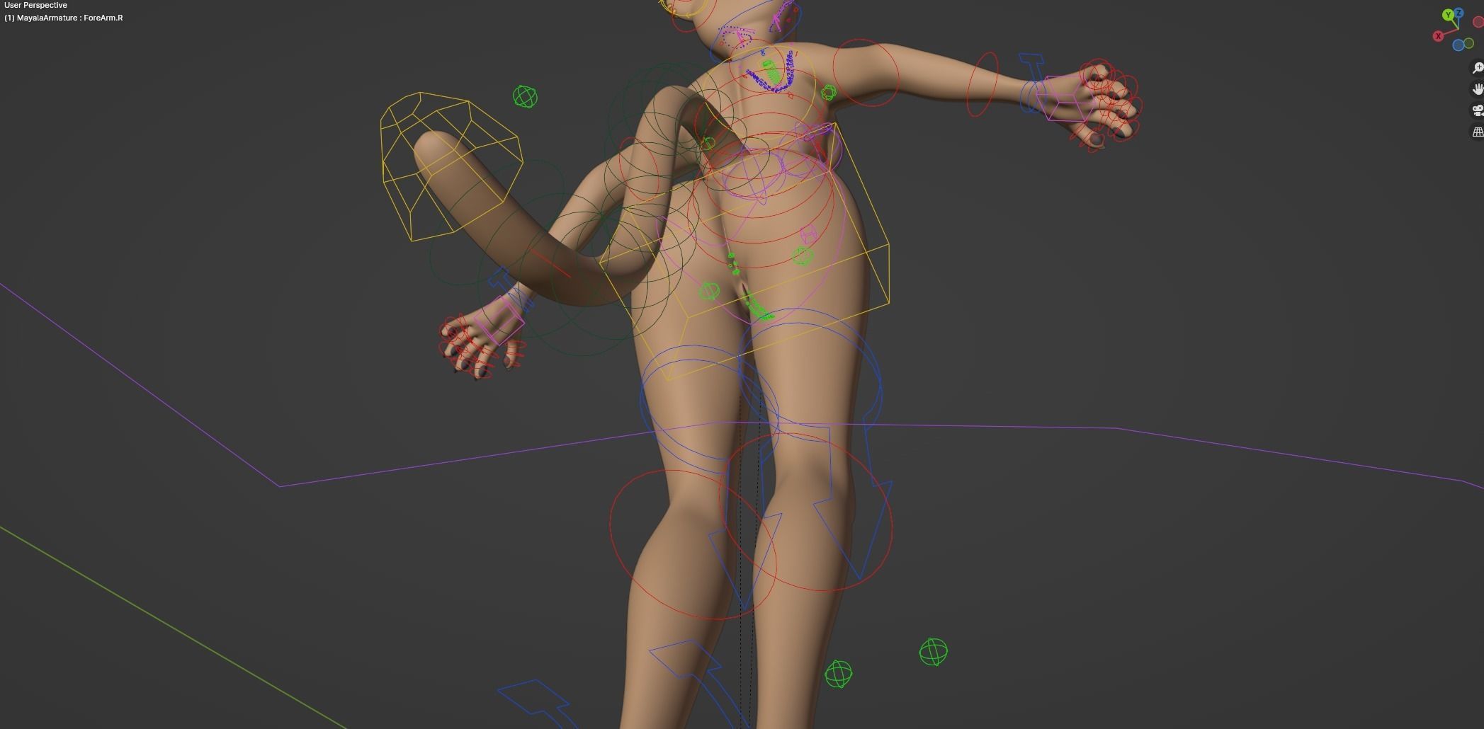 Mayala Anthro Lioness 3D model_41