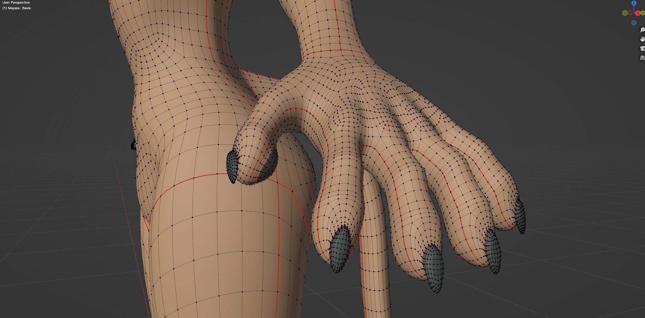 Mayala Anthro Lioness 3D model_66