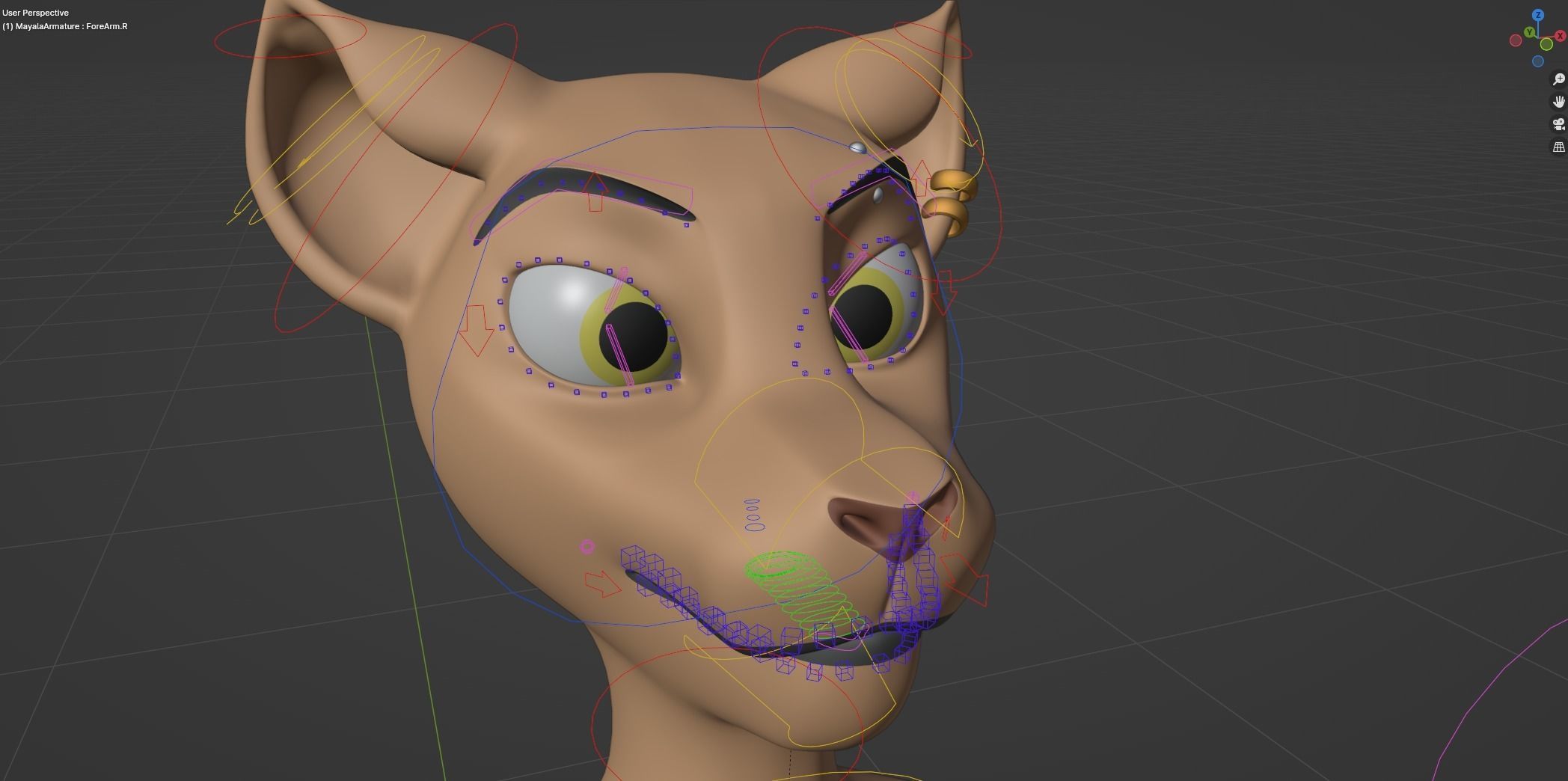 Mayala Anthro Lioness 3D model_45