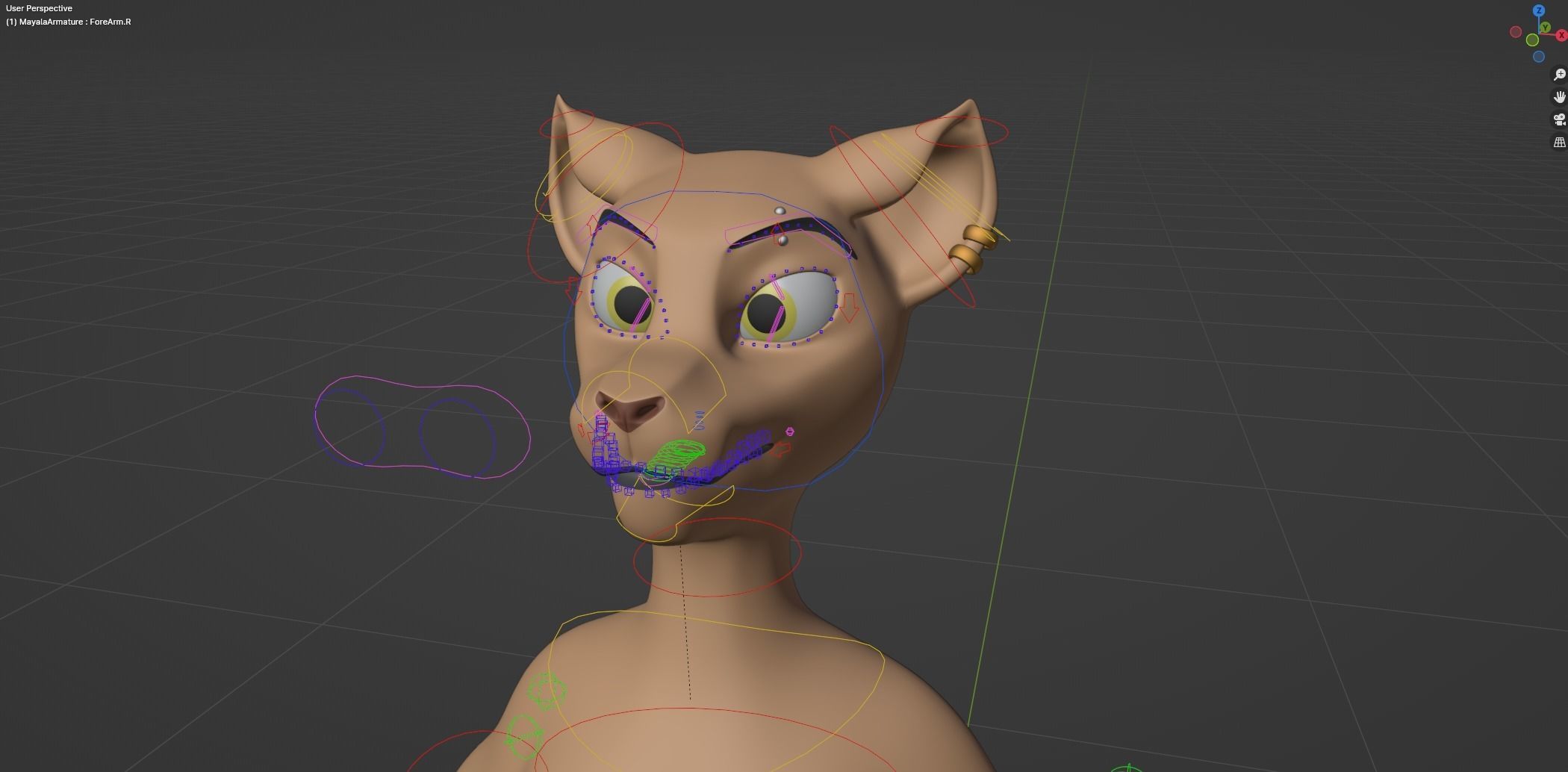 Mayala Anthro Lioness 3D model_44