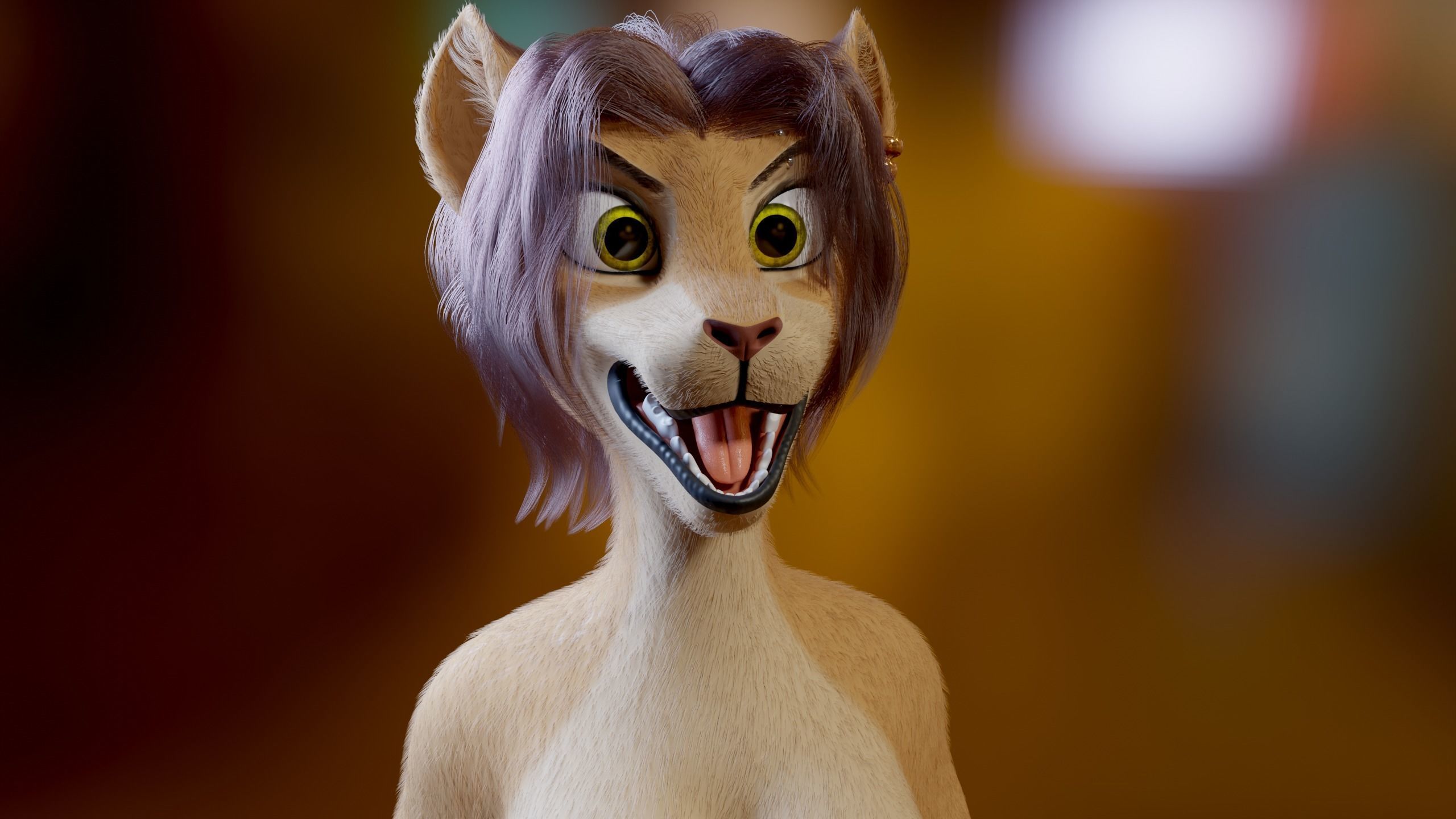 Mayala Anthro Lioness 3D model_36