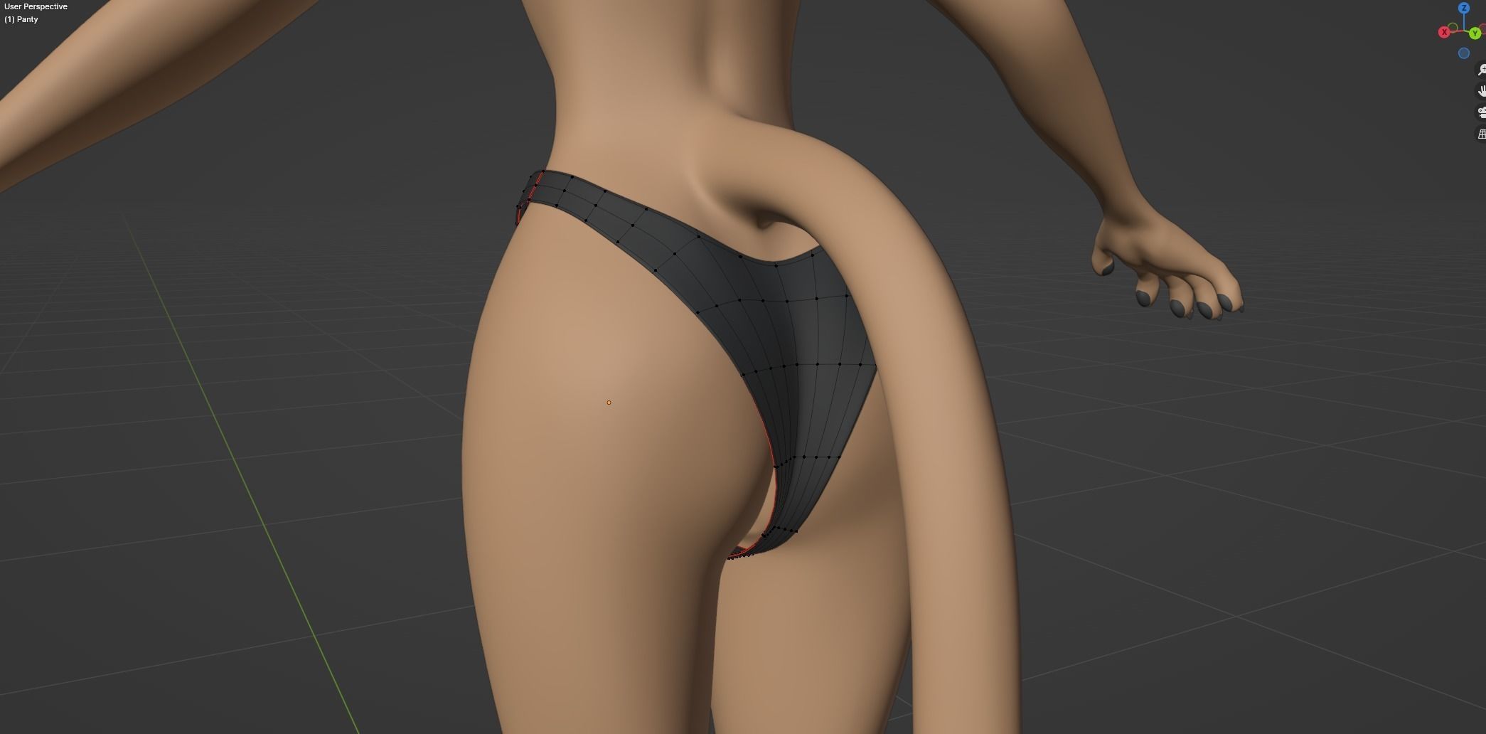 Mayala Anthro Lioness 3D model_71