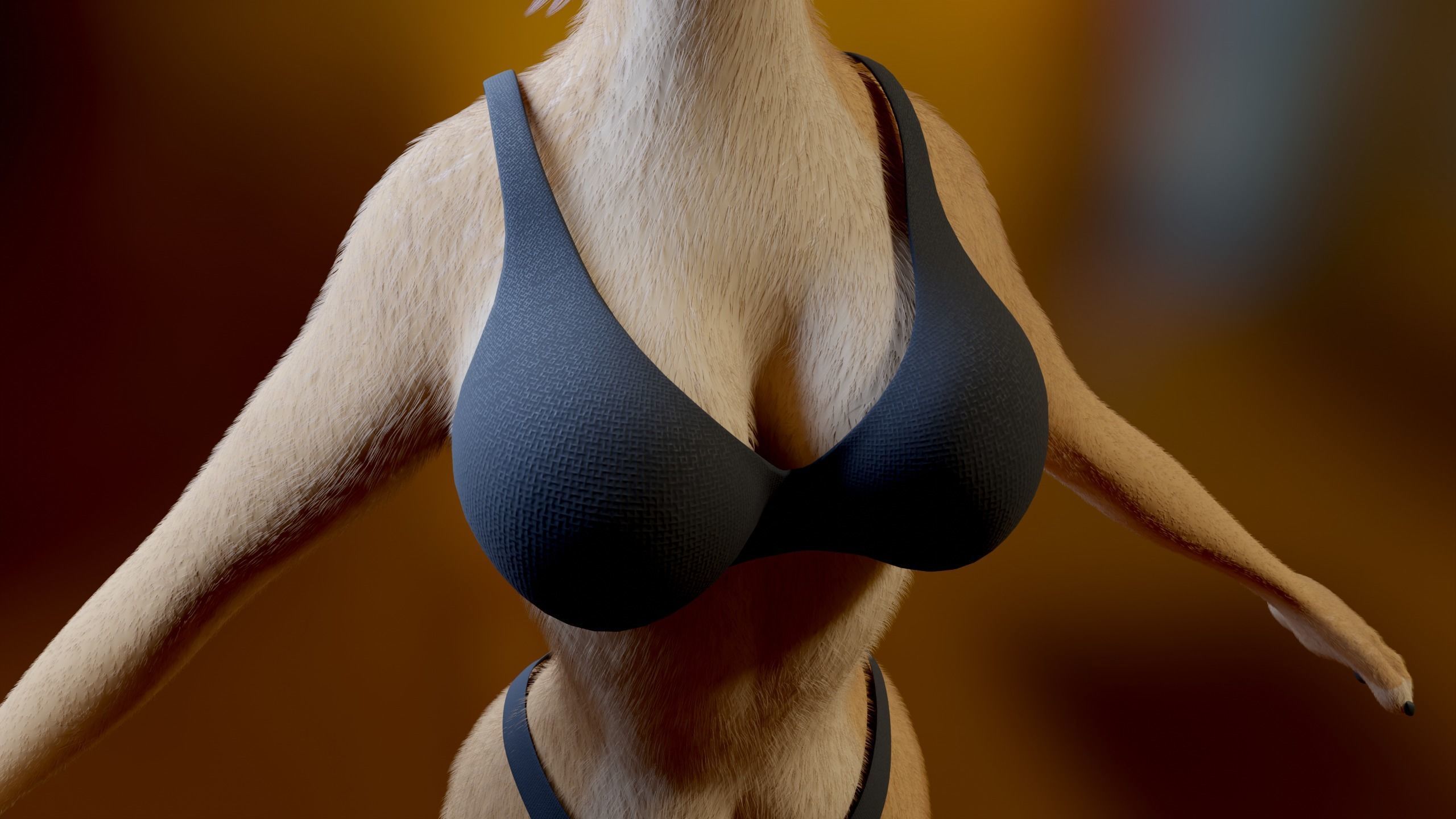 Mayala Anthro Lioness 3D model_25