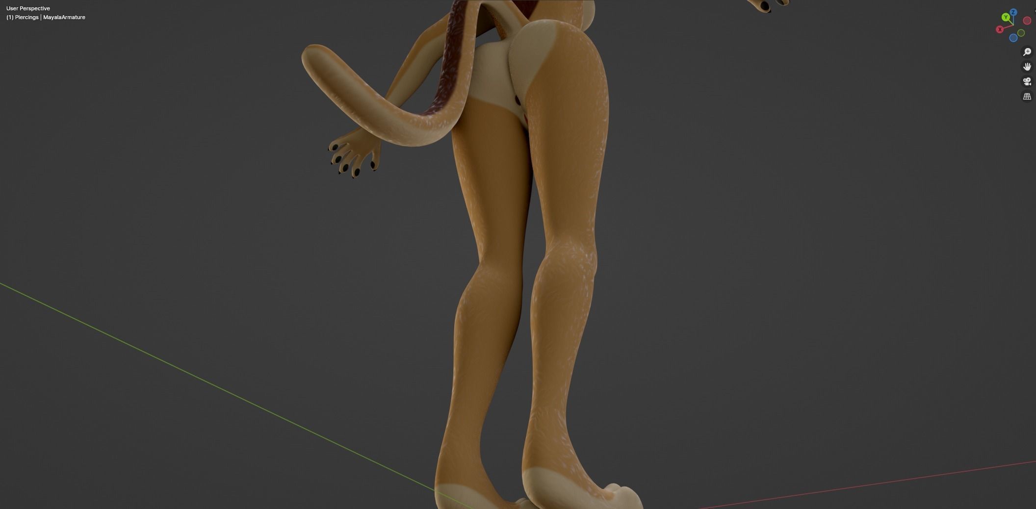 Mayala Anthro Lioness 3D model_51