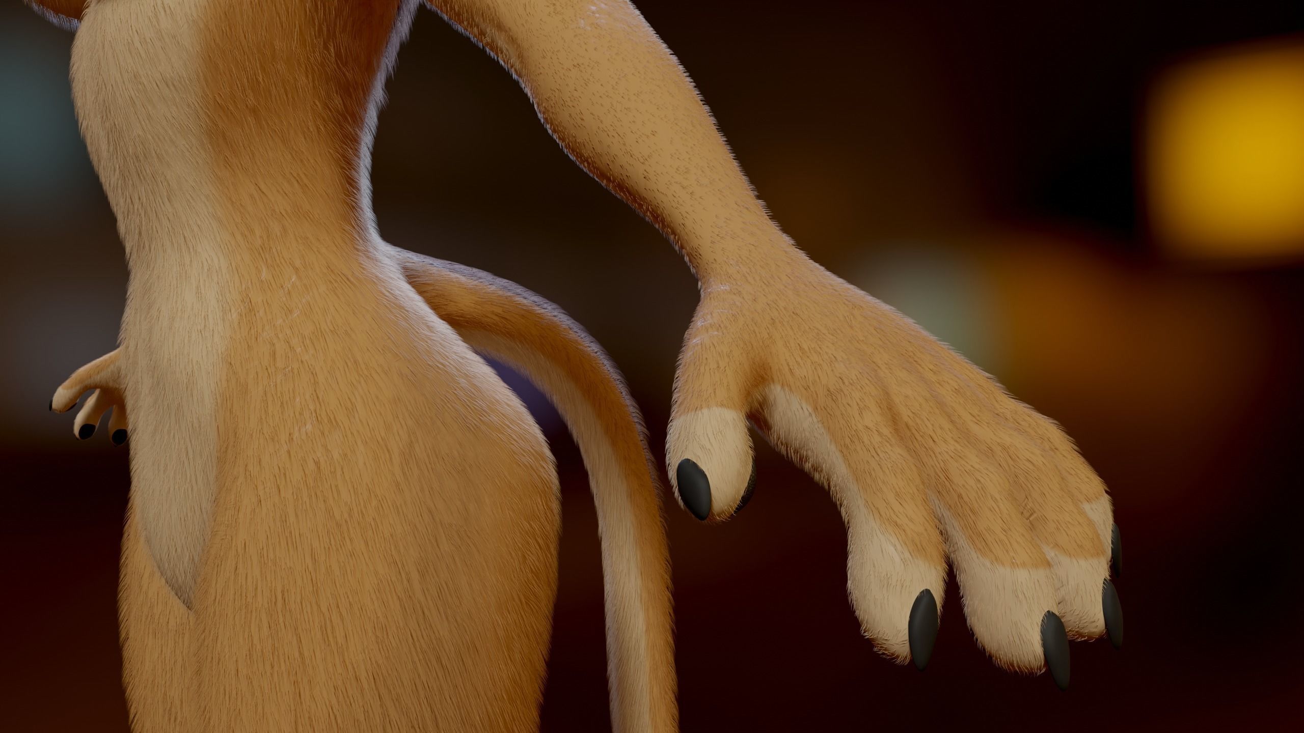 Mayala Anthro Lioness 3D model_11