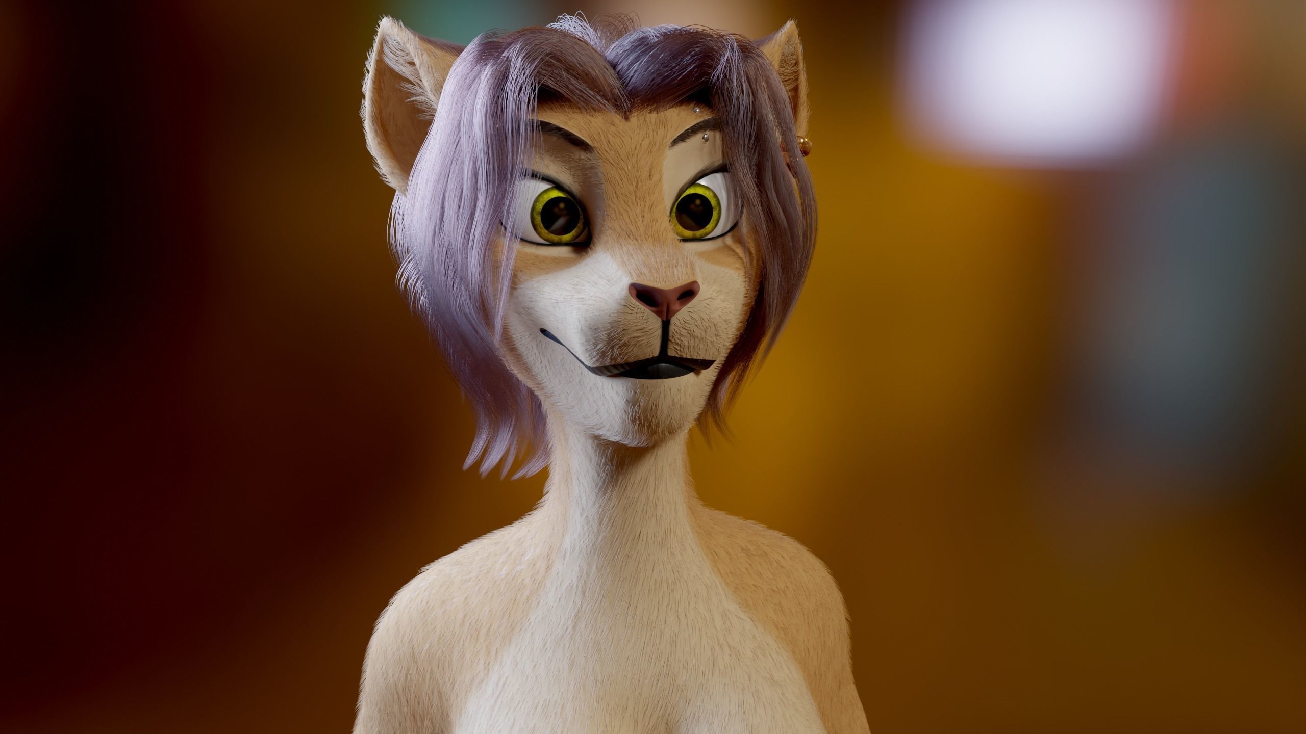 Mayala Anthro Lioness 3D model_31