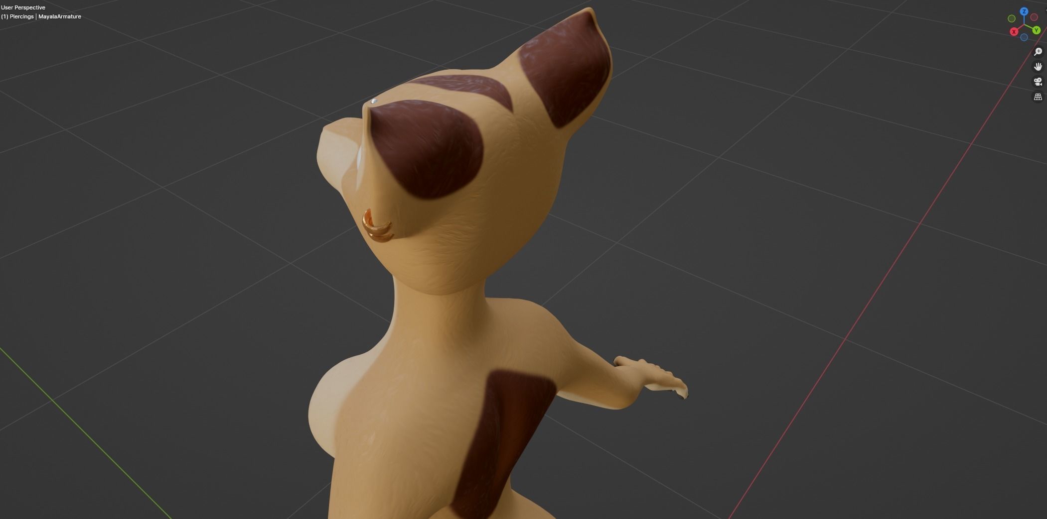 Mayala Anthro Lioness 3D model_47