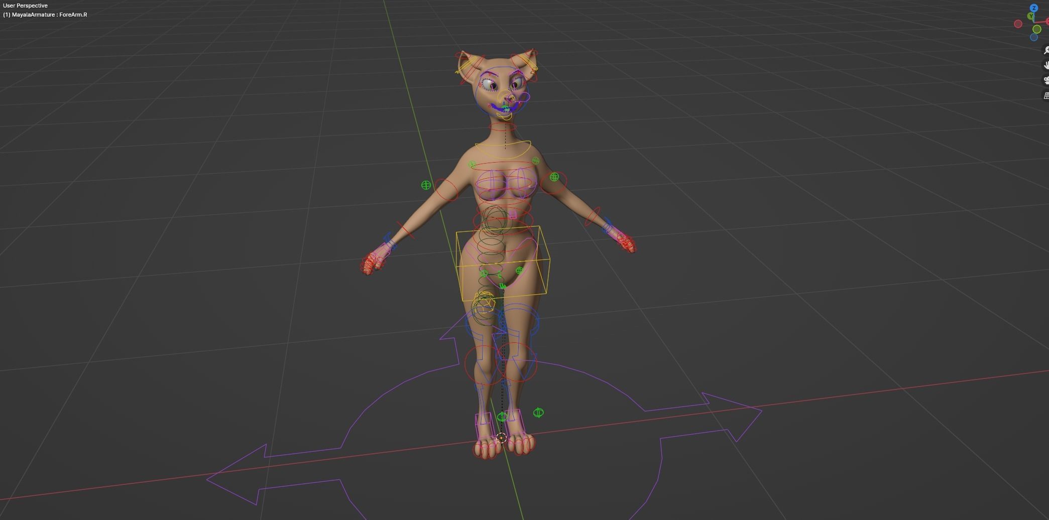 Mayala Anthro Lioness 3D model_39