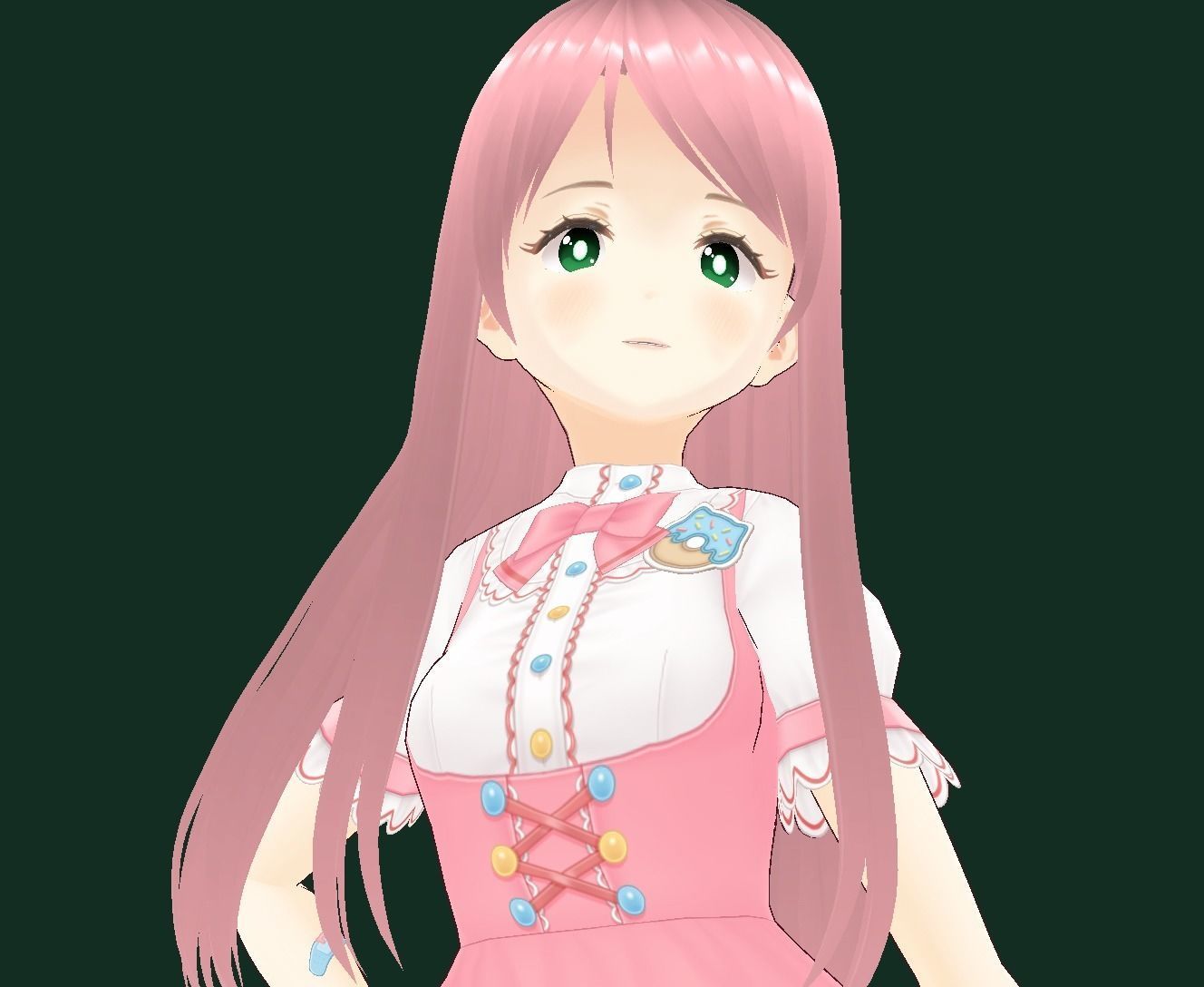 Bocchi the Rock New VRChat 3D model Low-poly 3D model_17