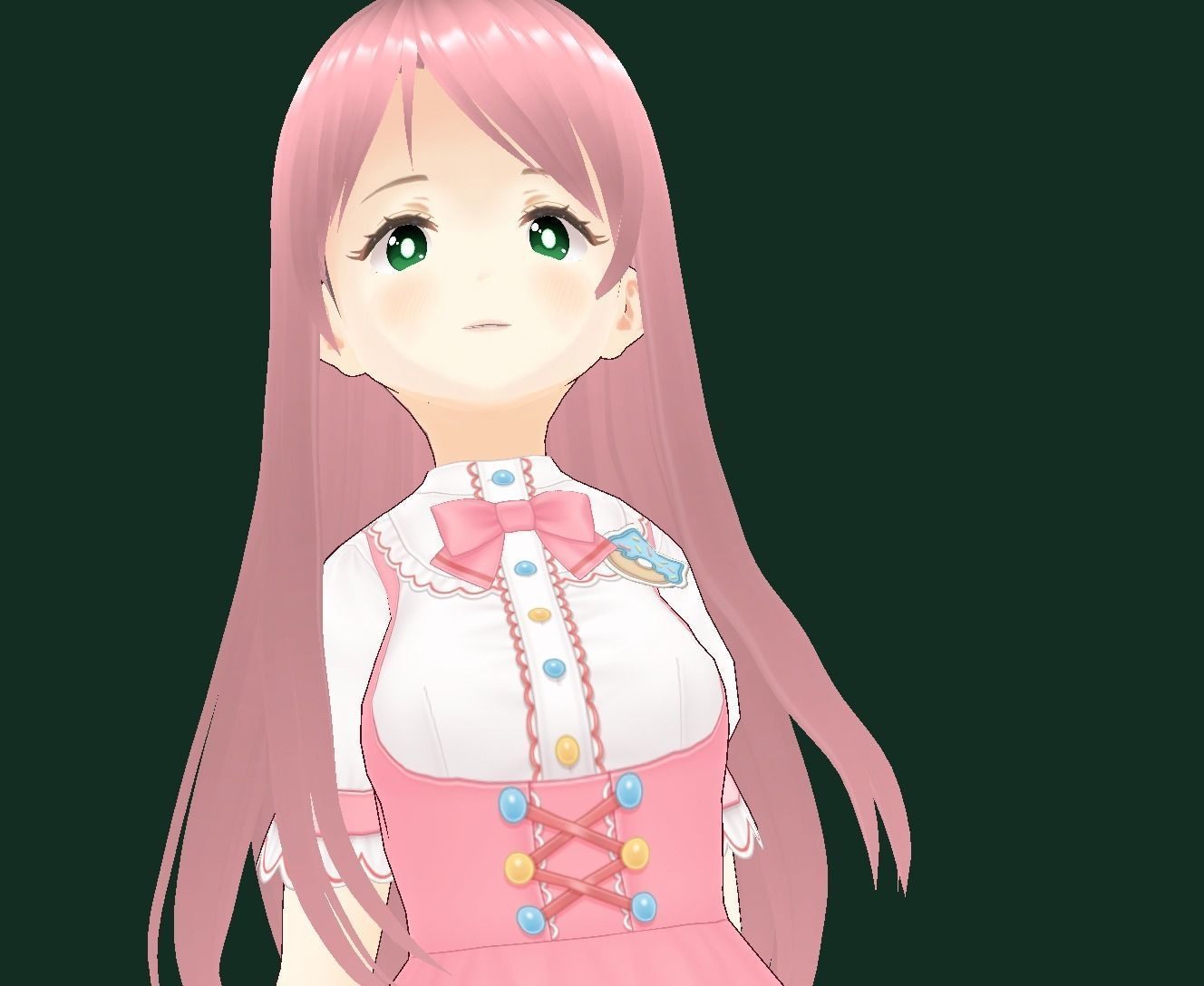 Bocchi the Rock New VRChat 3D model Low-poly 3D model_10
