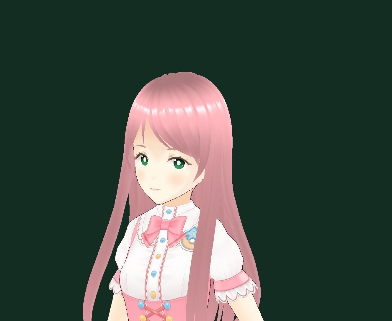 Bocchi the Rock New VRChat 3D model Low-poly 3D model_21