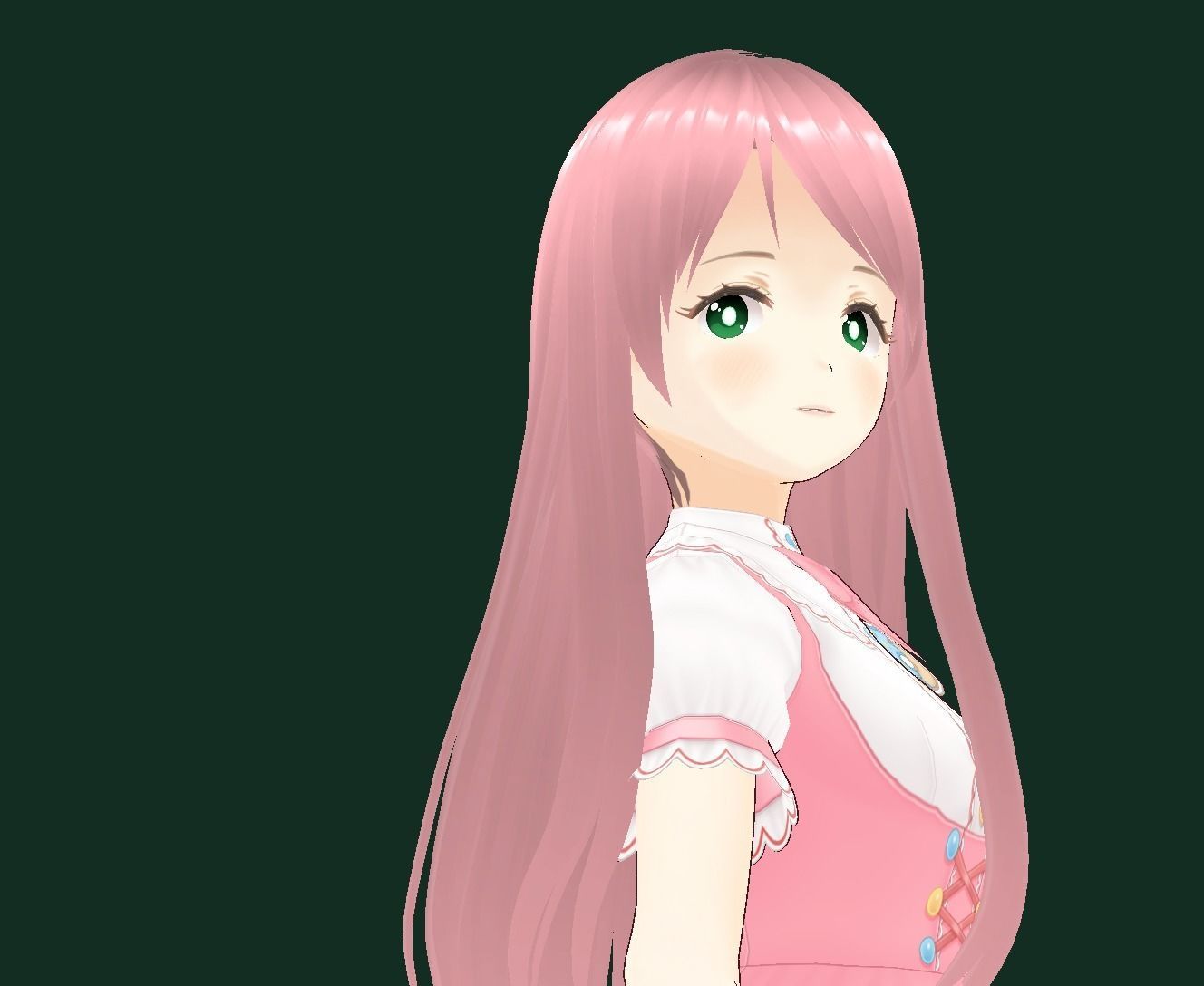 Bocchi the Rock New VRChat 3D model Low-poly 3D model_19