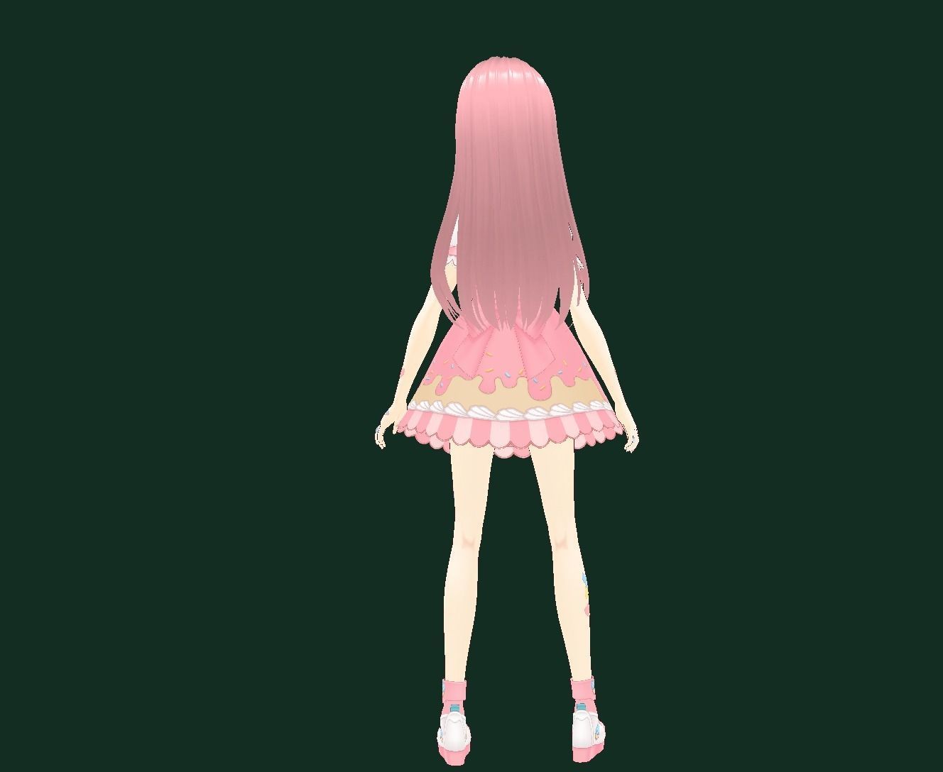 Bocchi the Rock New VRChat 3D model Low-poly 3D model_2