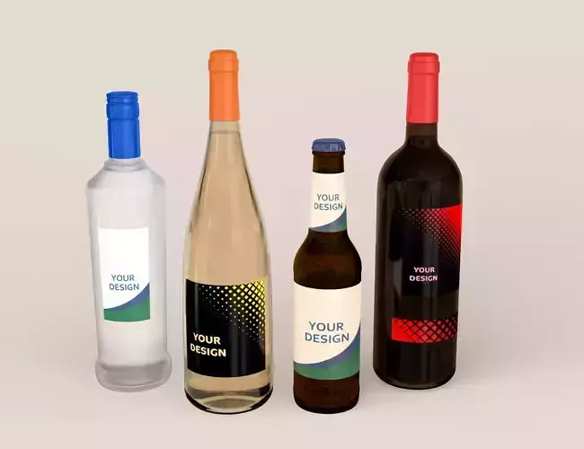 Alcohol Bottles Collection