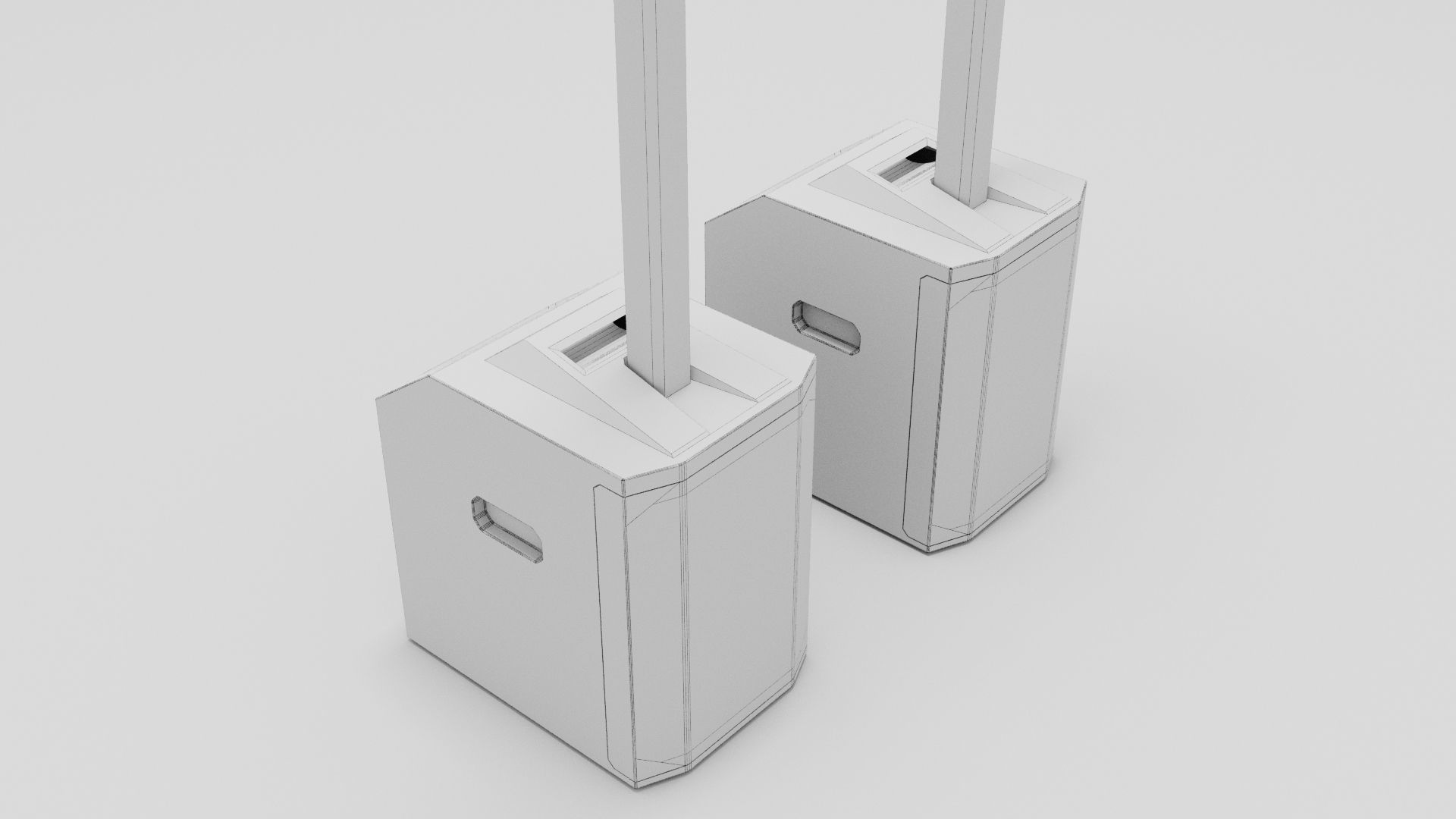 Electro Voice Evolve 50 Concert Sound System 3D model_6